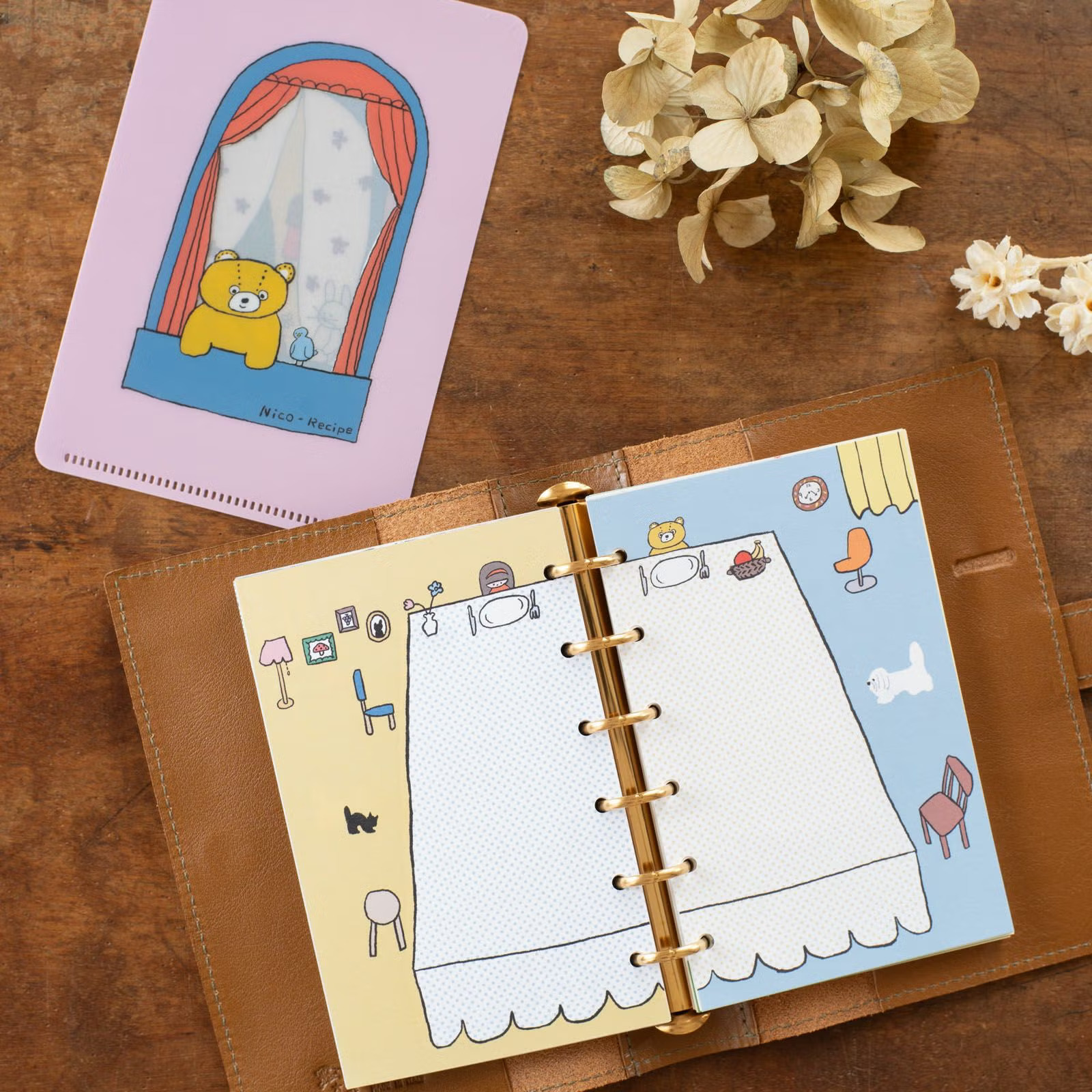 手紙社｜Nico-Recipe・M6 插畫內頁組「我的房間」/ 手紙社 JAPAN