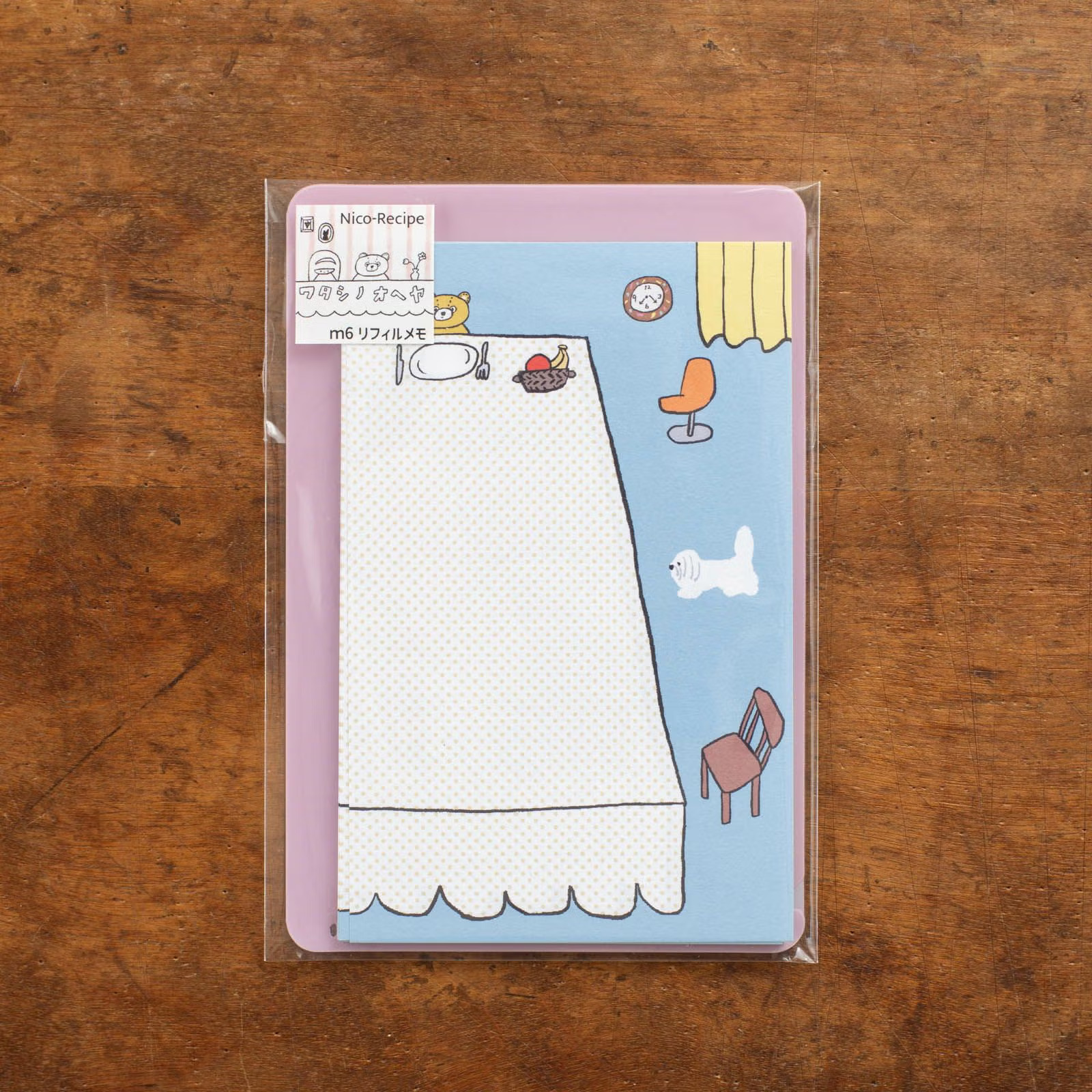 手紙社｜Nico-Recipe・M6 插畫內頁組「我的房間」/ 手紙社 JAPAN