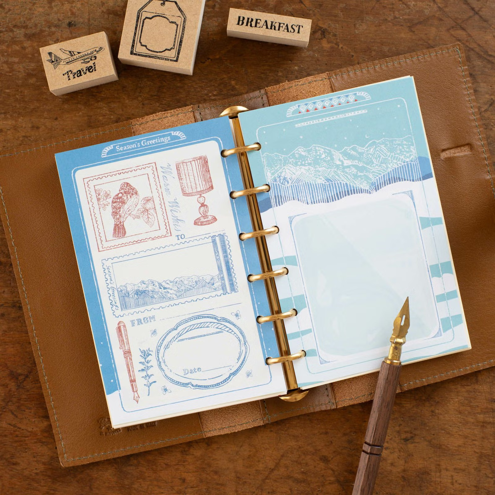 手紙社｜Inoue Aya・M6 插畫內頁組「NAGANO」/ 手紙社 JAPAN