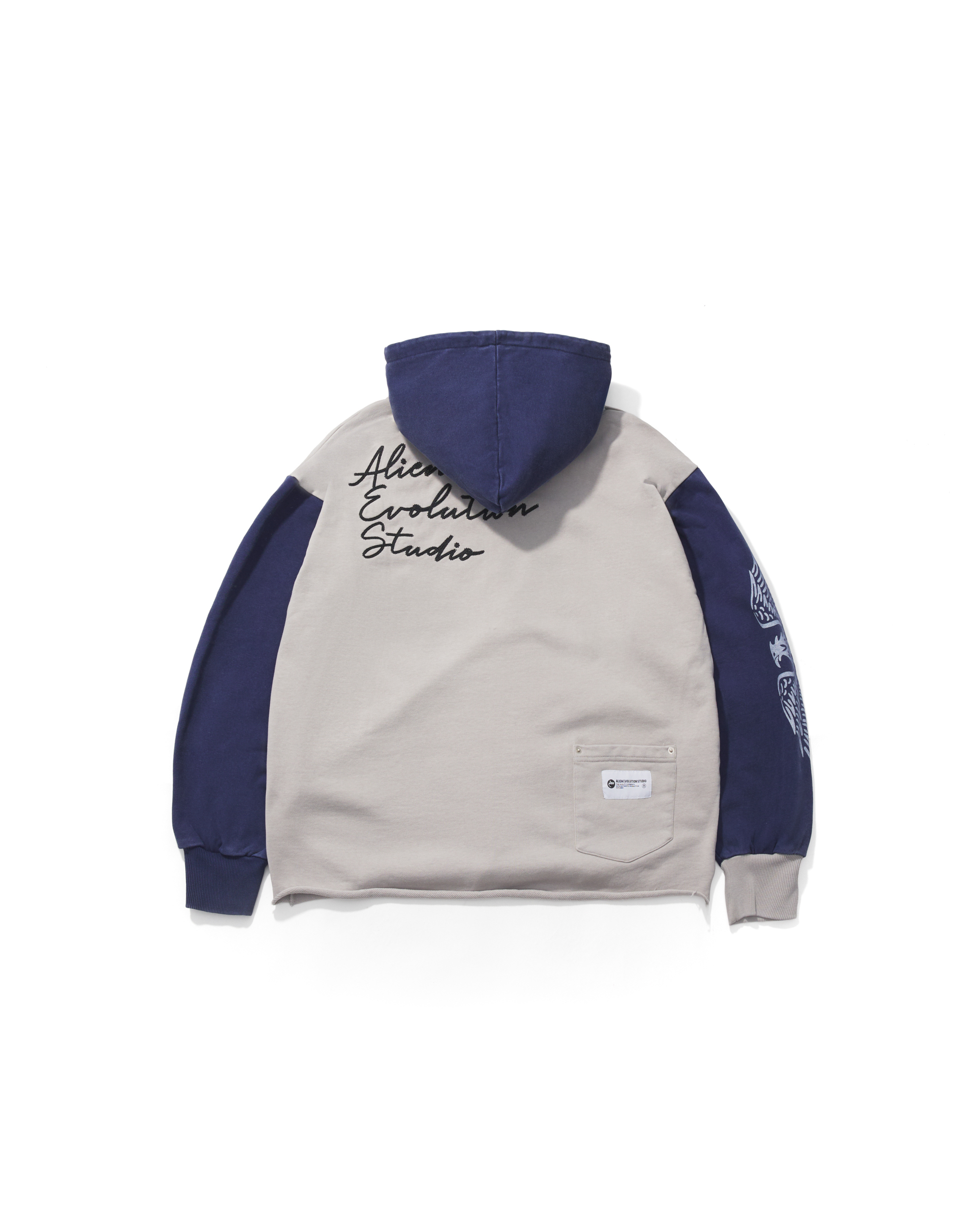 AES BALD EAGLE WASHED ZIP UP HOODIE