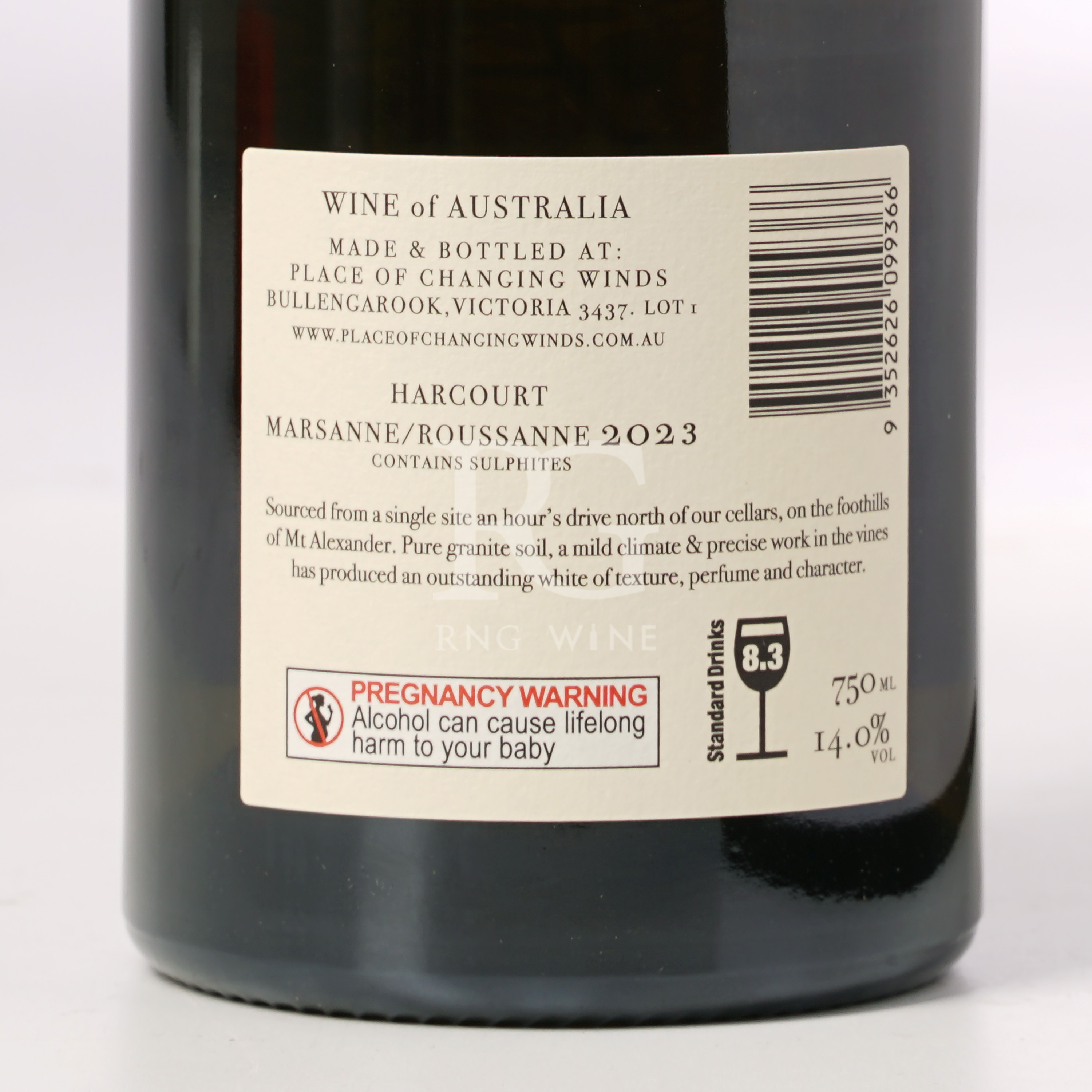 Place of Changing Winds Harcourt Marsanne 2023 (RP95)