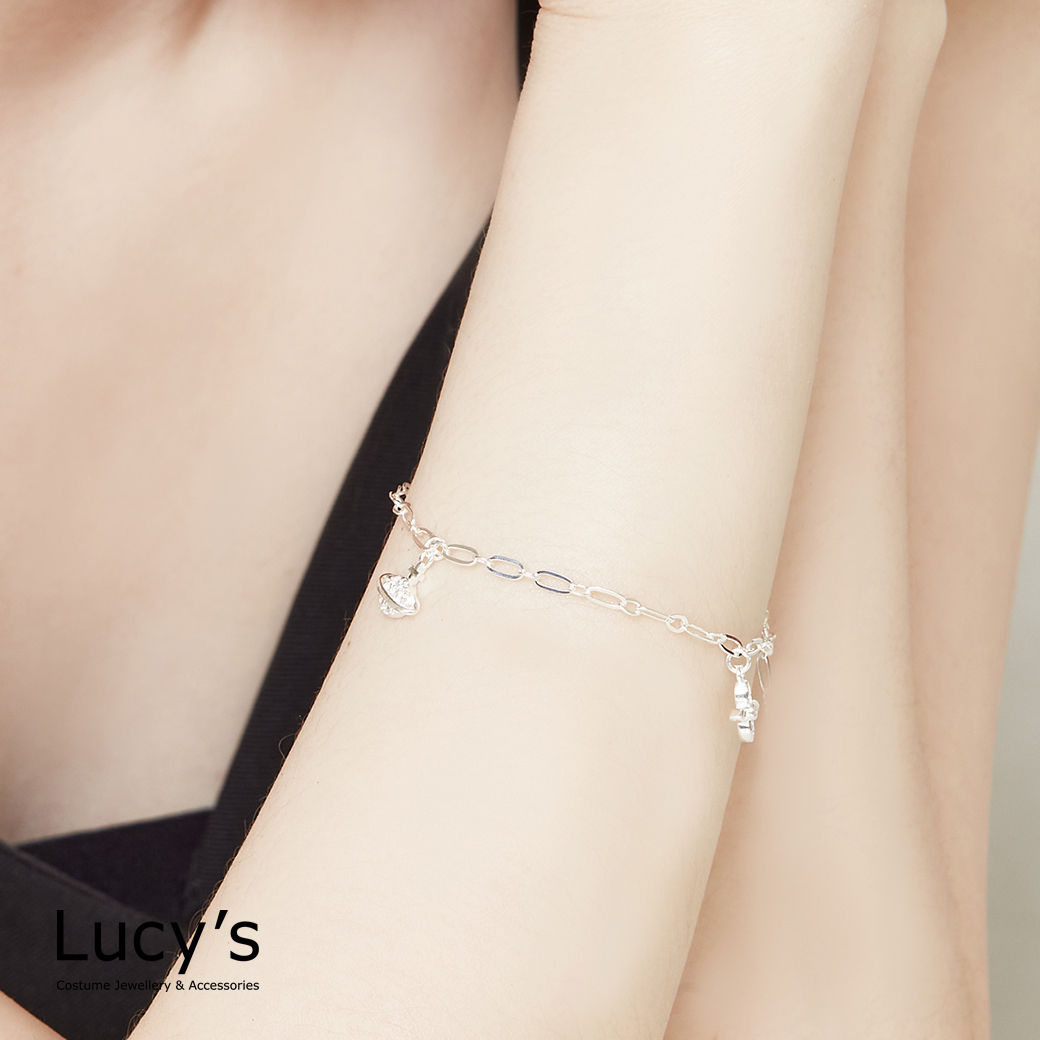 925純銀 閃耀星球 手鍊 (123049)