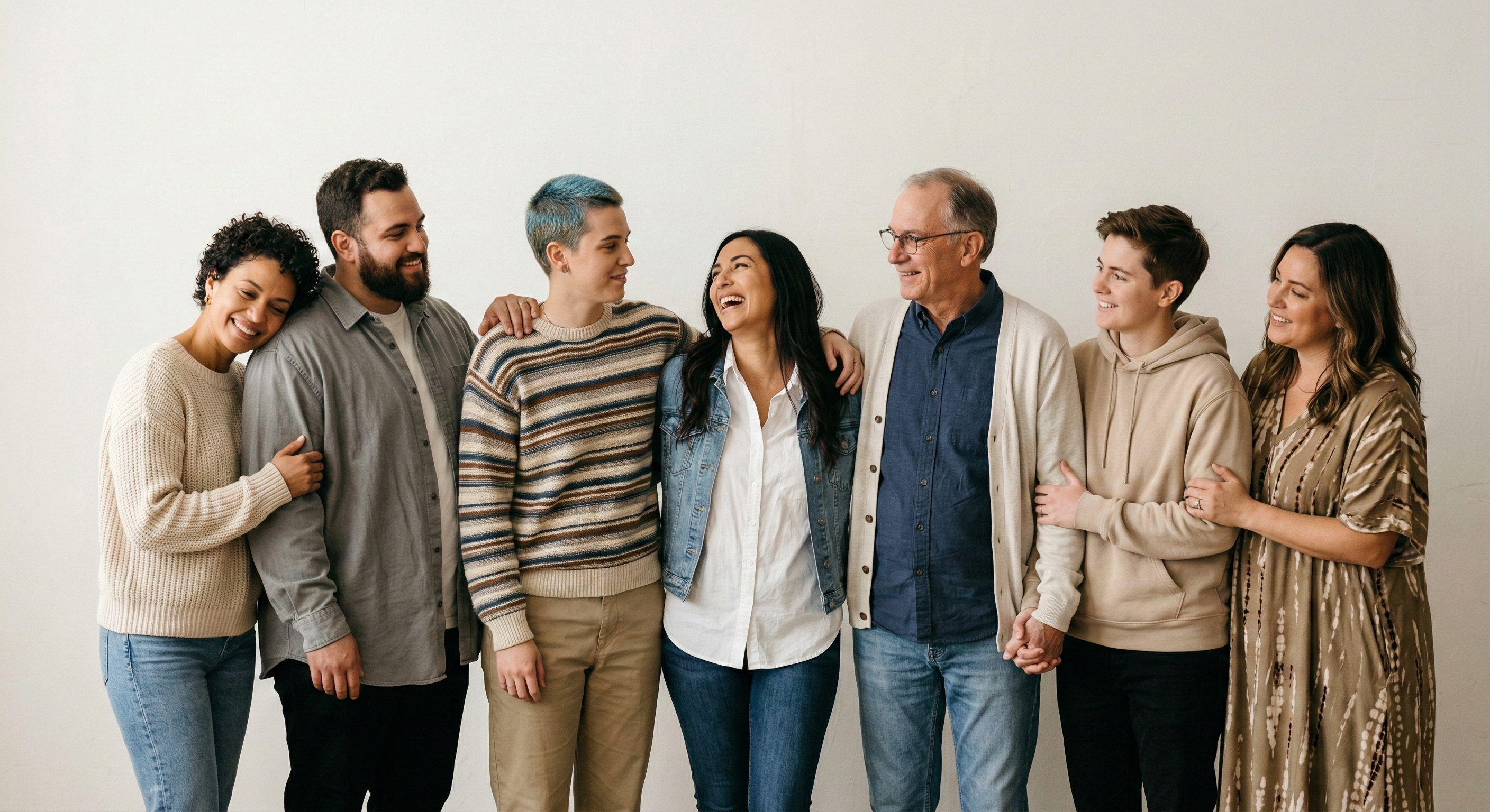 Background image of people