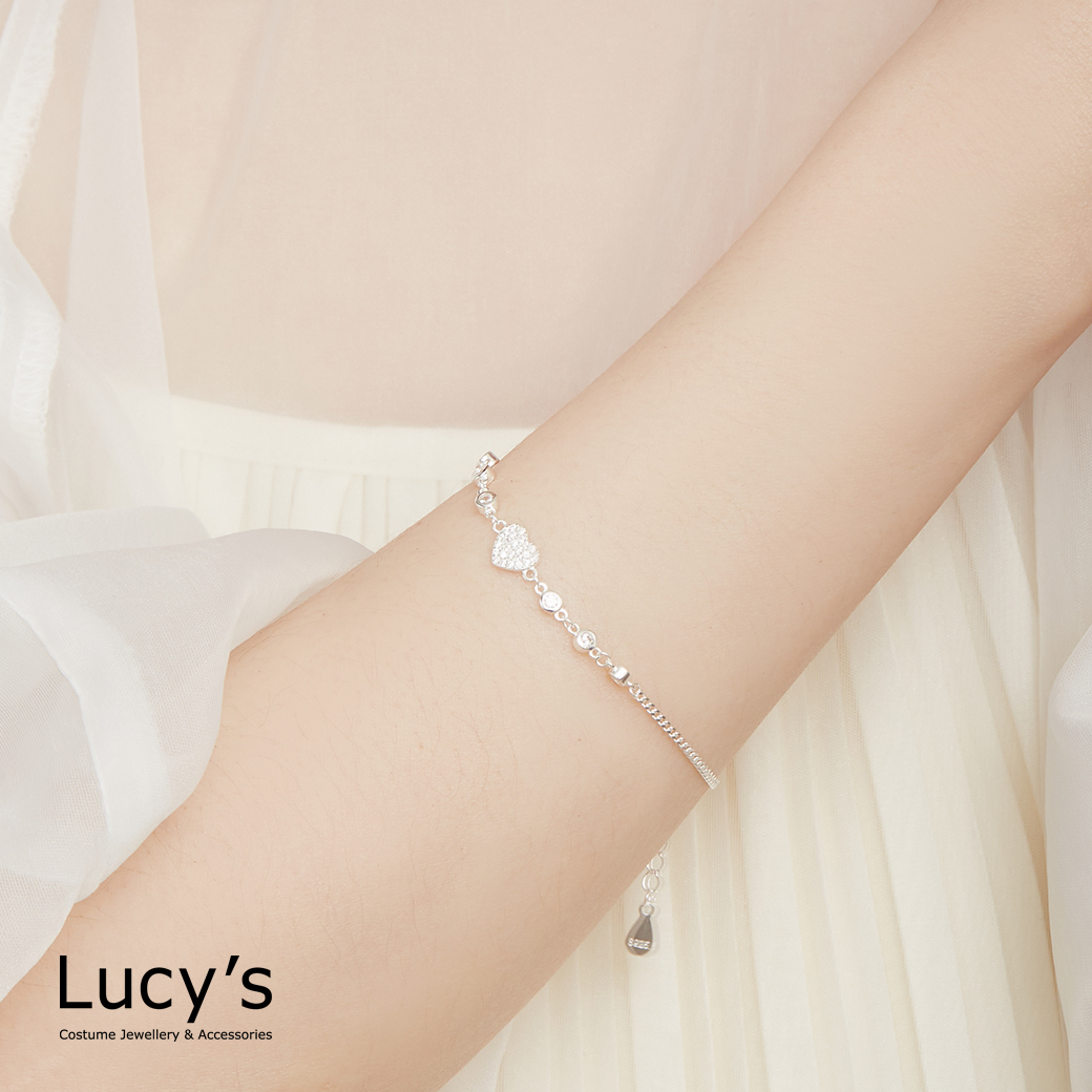 925純銀 心動光點 手鍊 (128580)