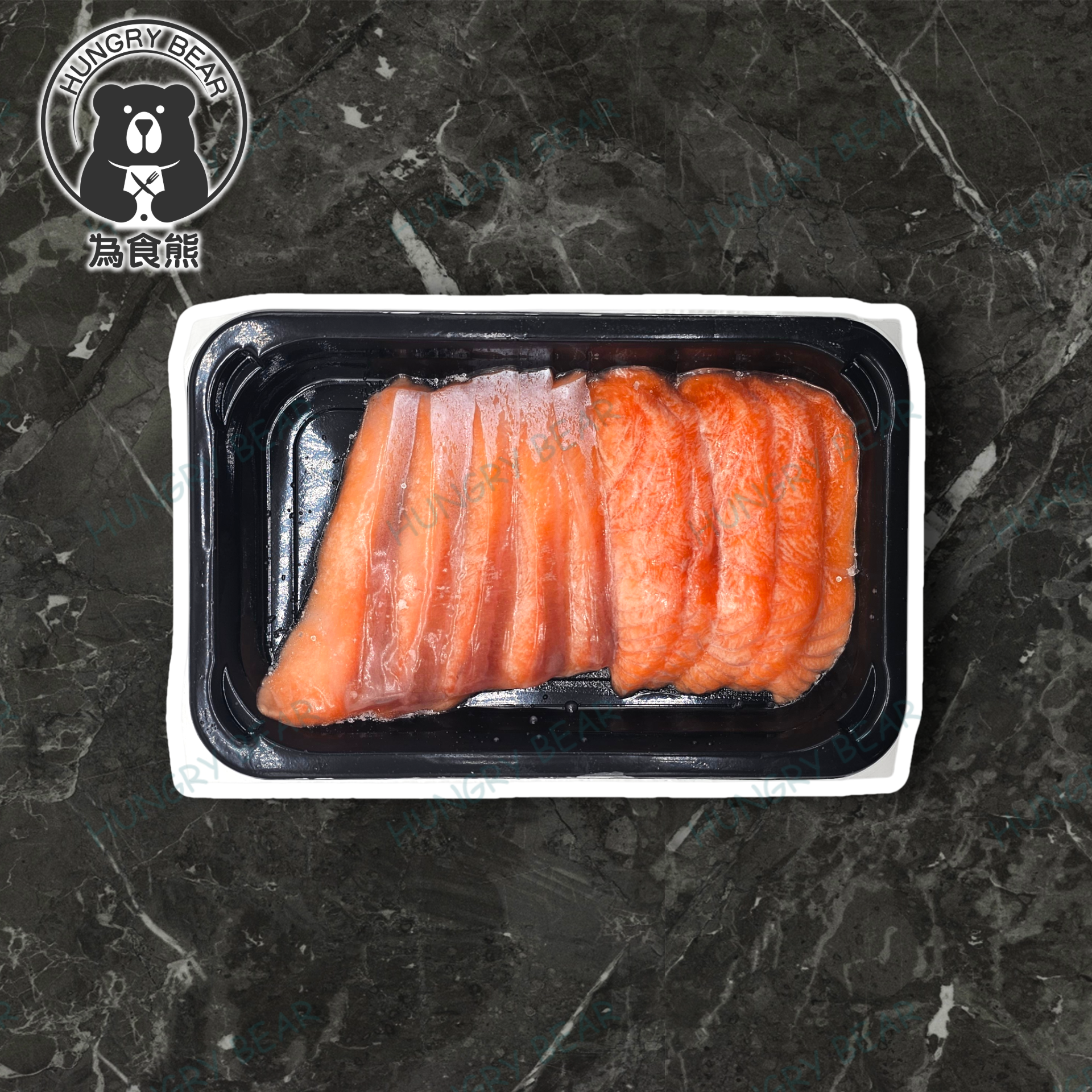 (雙拼) 挪威三文魚雙拼刺身 (三文魚+三文魚腩) (切片)  180G  (急凍-18°C)