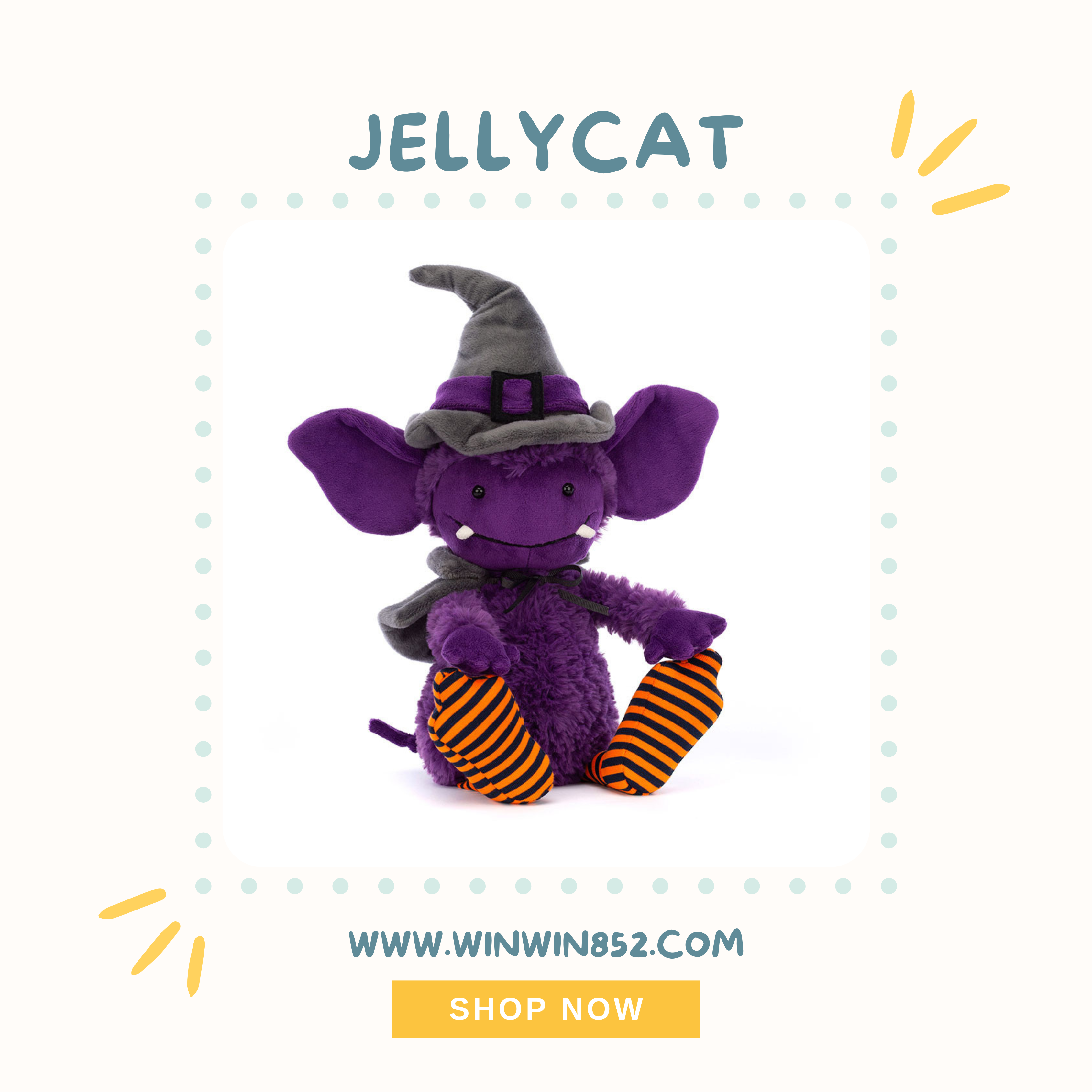 Jellycat Spooky Greta Gremlin