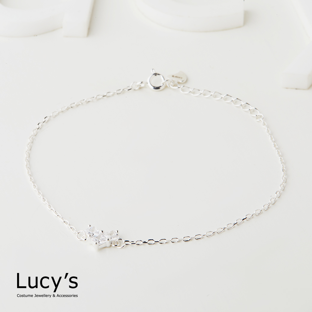 925純銀 愛情結晶 手鍊 (128220)