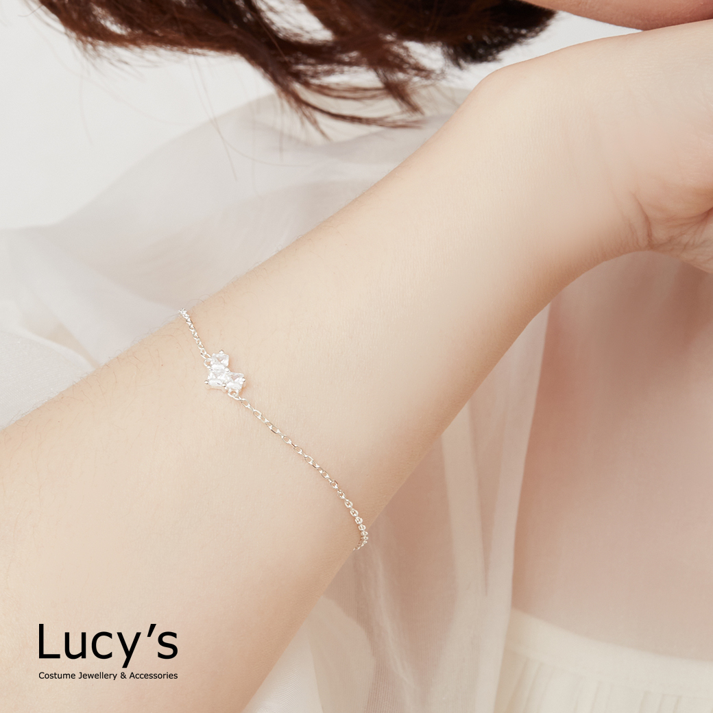 925純銀 愛情結晶 手鍊 (128220)