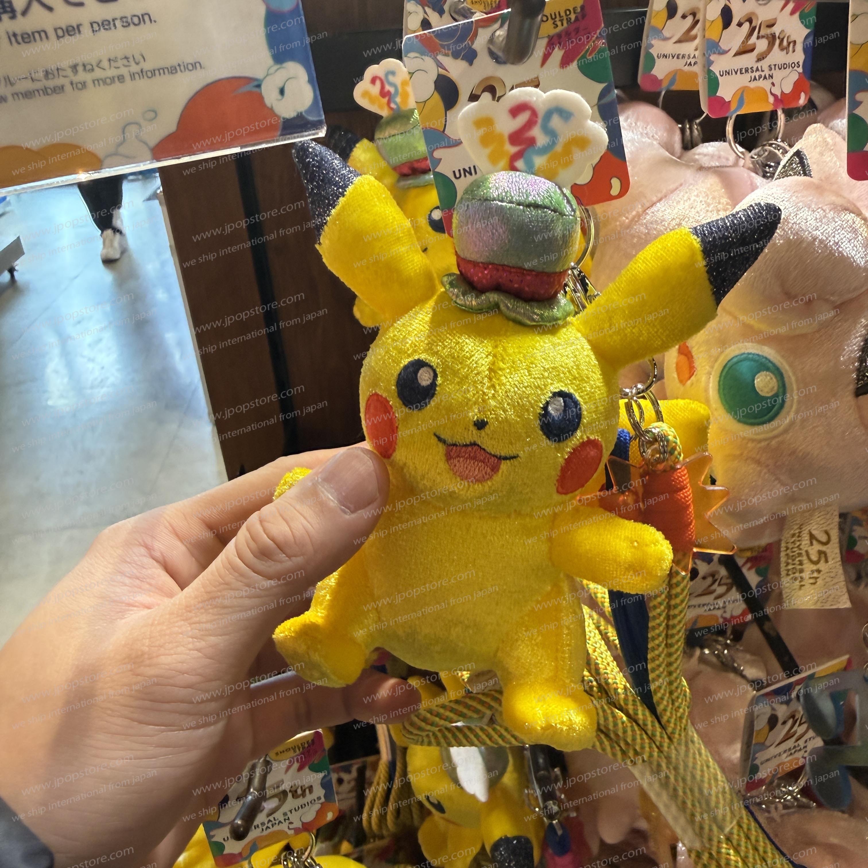 【USJ限定】 25th anniversary - POKEMON DOLL with strap