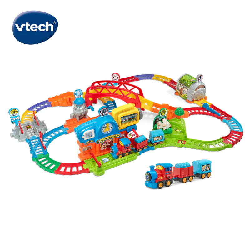 Vtech 嘟嘟車系列-森林電動火車鐵路軌道組