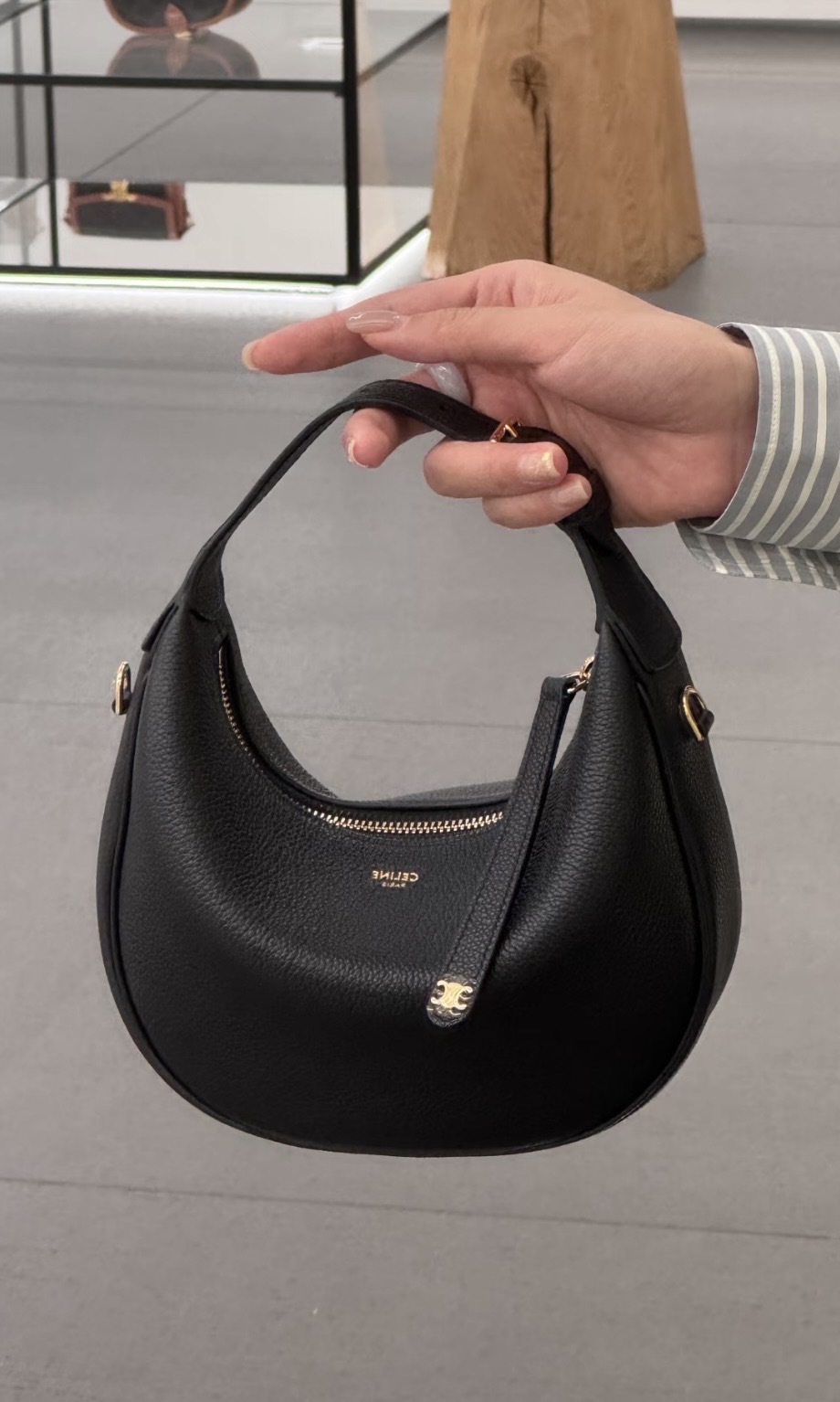 Celine Teen Lulu in Grained Calfskin