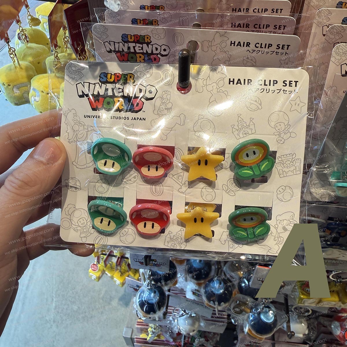 【USJ限定】 MARIO HAIR CLIP SET