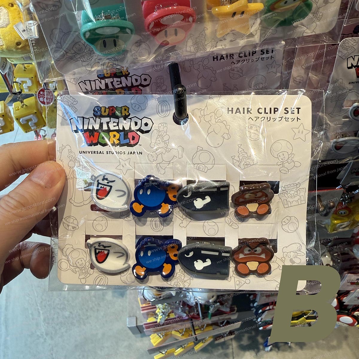 【USJ限定】 MARIO HAIR CLIP SET