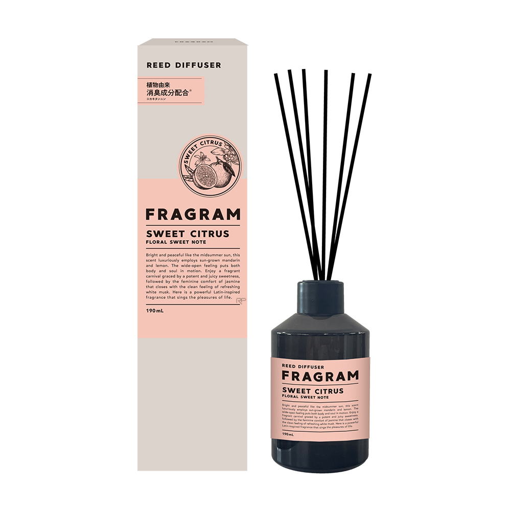 FRAGRAM慕浴-香甜柑橘 愜意時光擴香瓶190ml