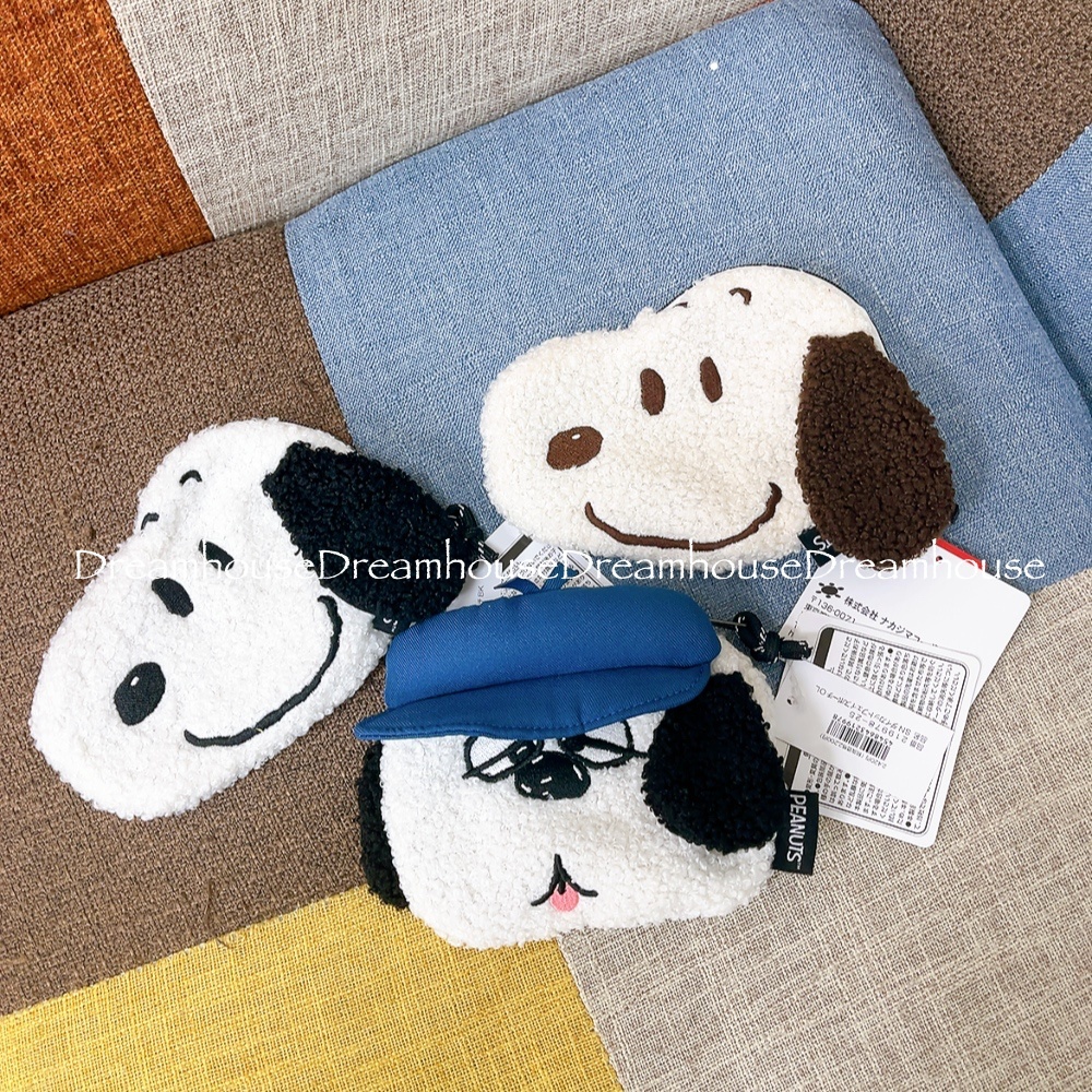 PEANUTS snoopy 史努比 奧拉夫 絨毛 大臉 拉鍊包 零錢包 小物包 收納包