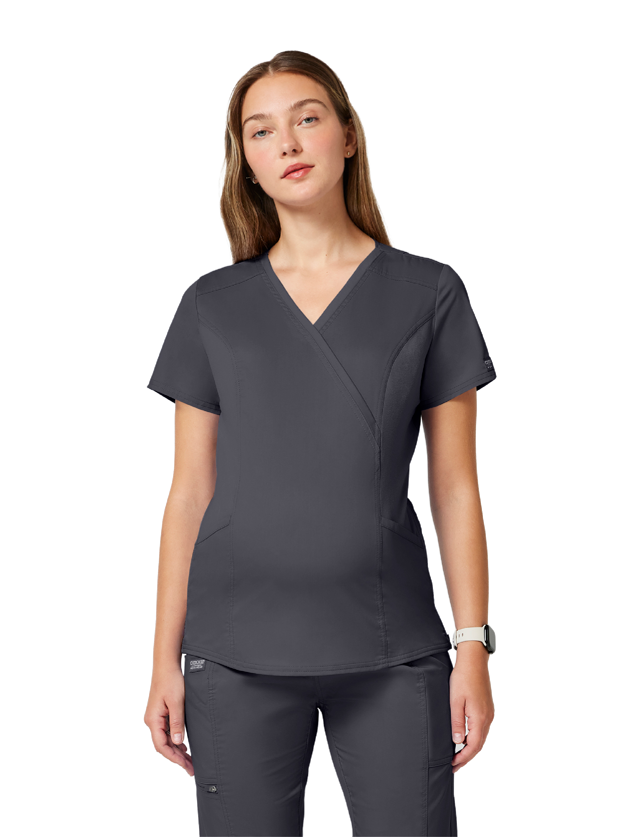 CHEROKEE 女款 Revolution Maternity Mock Wrap Top