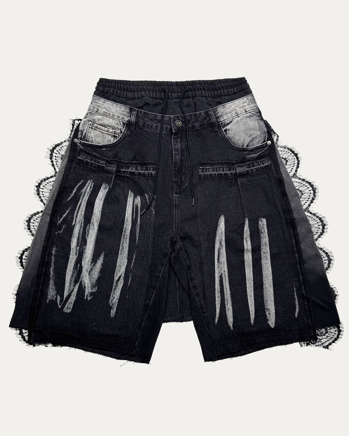 PCES 04 Layered Lace Jorts