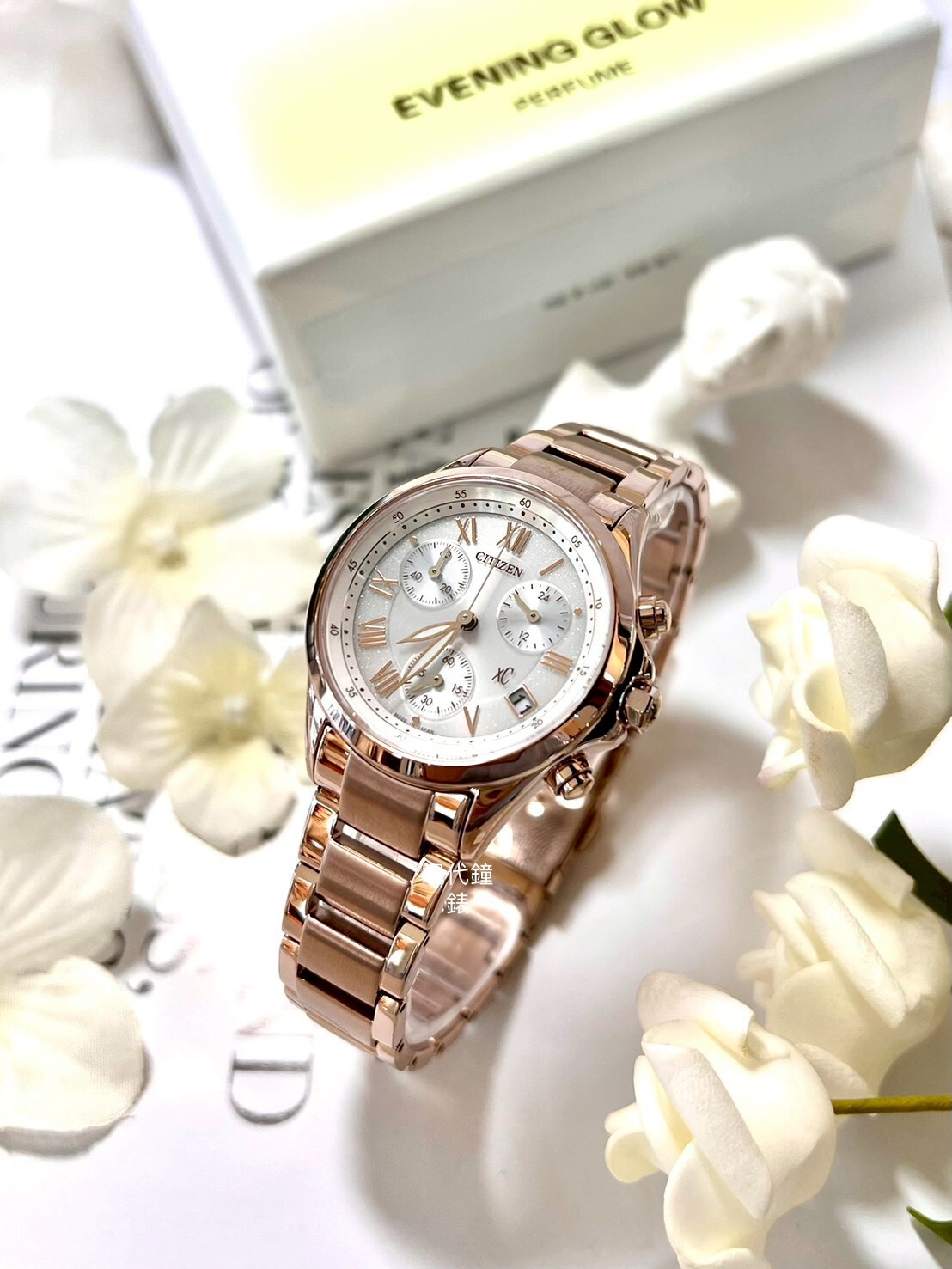 【CITIZEN 星辰】XC系列-櫻花粉紅玫瑰金 FB1405-58A 32.5mm 現代鐘錶