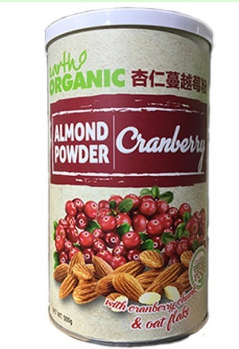 E5: Earth Organic -有機杏仁蔓越莓粉 (500克裝)