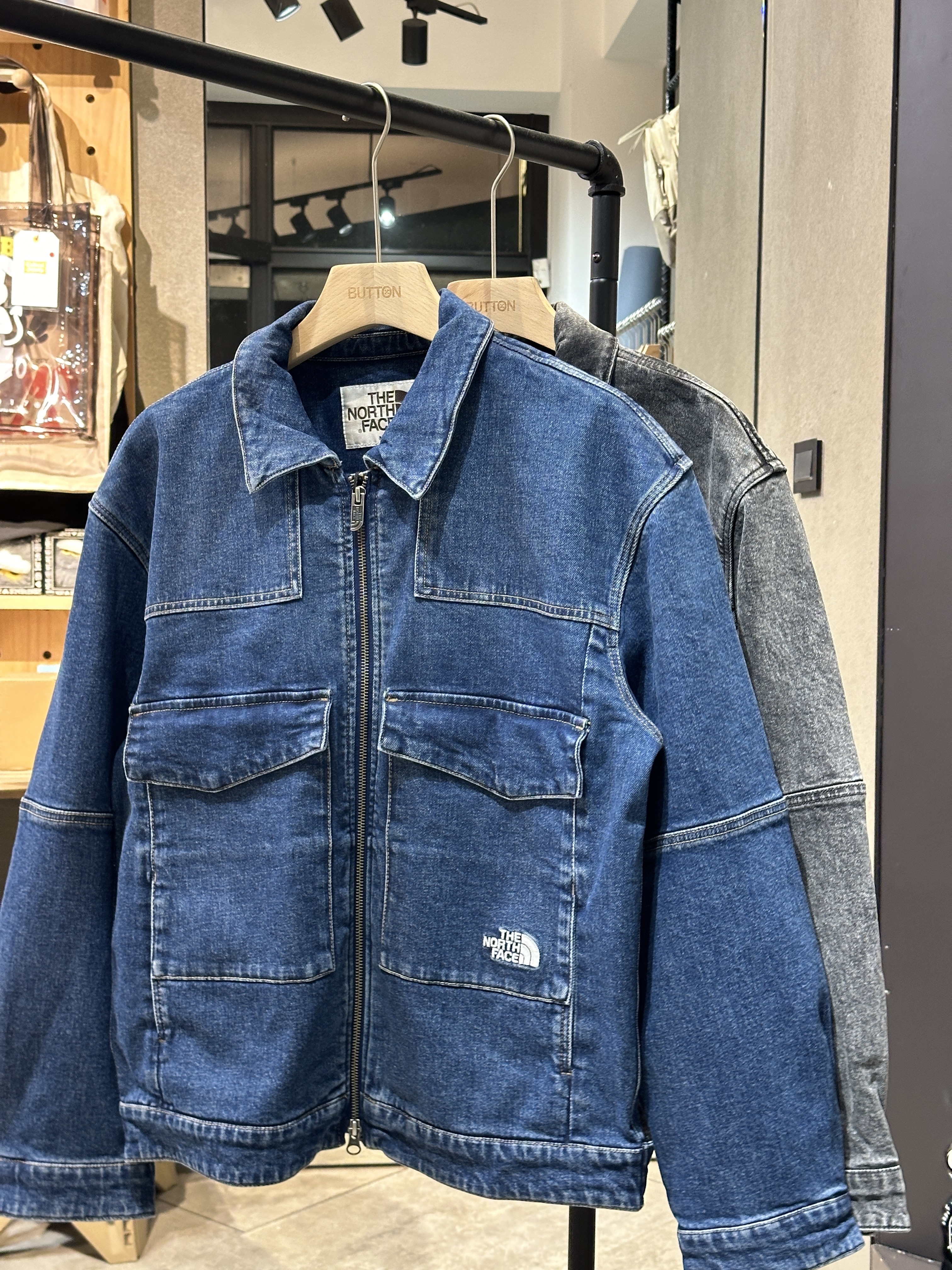 【現貨】The North Face DENIM TRUCKER JACKET 北臉 單寧 牛仔外套 NJ3BR53