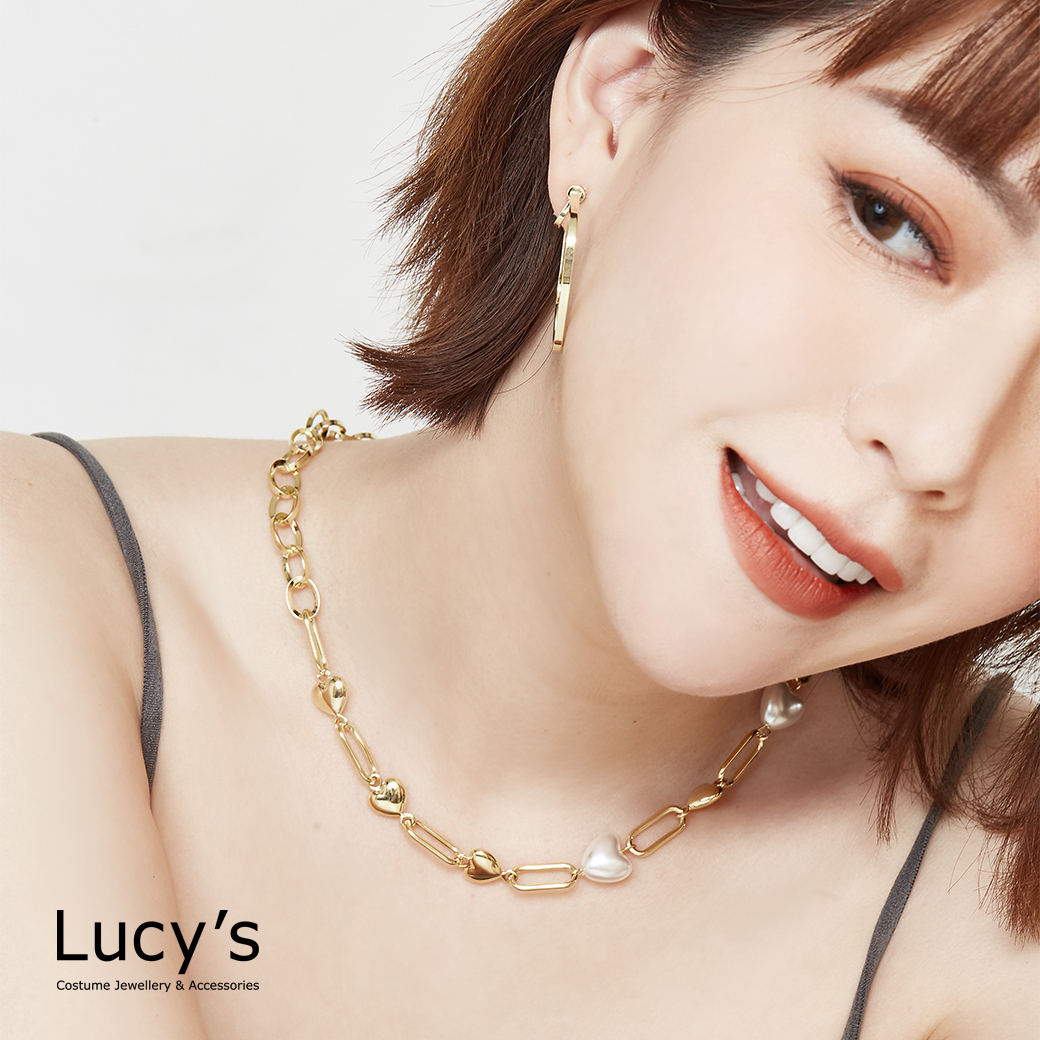 金心珍珠 項鍊 (125416)