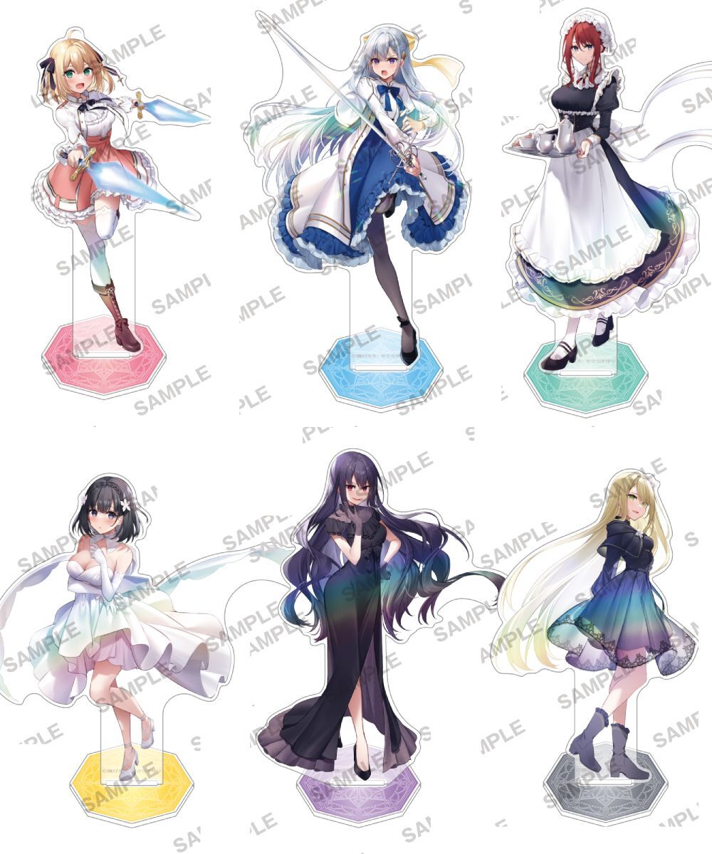 預購-『轉生公主與天才千金的魔法革命』壓克力立牌 系列【日本進口精品】