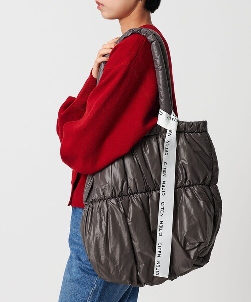 CITEN / Shirred padded tote