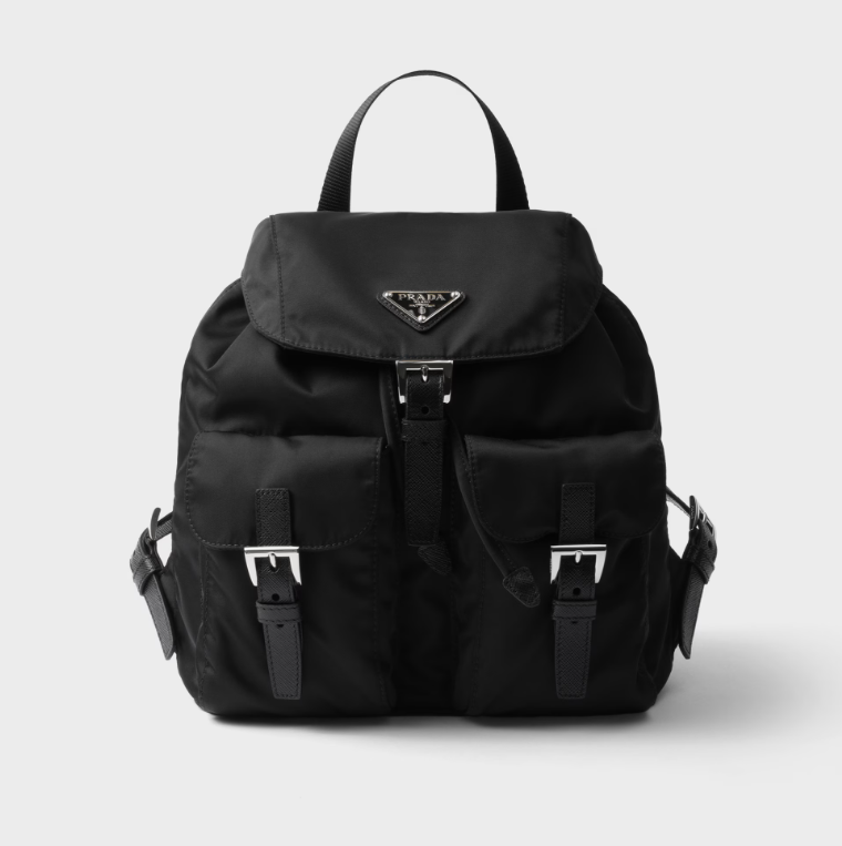 1FF0101-515 [PRADA] Small Re-Nylon Backpack Black (SS26) #1BZ677_RV44_F0002_V_OOO (B-EU-E)