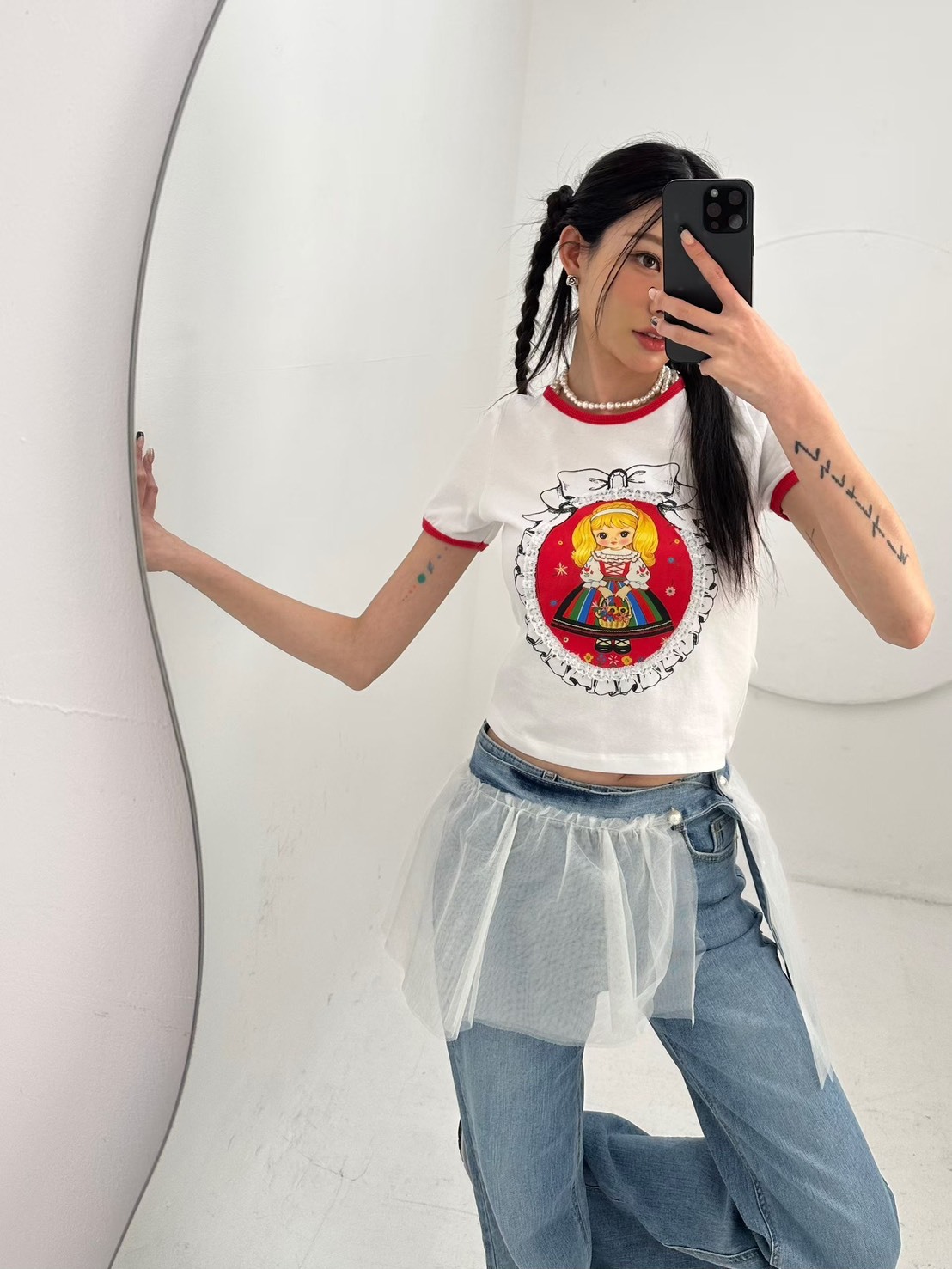 金髮洋娃娃短袖T