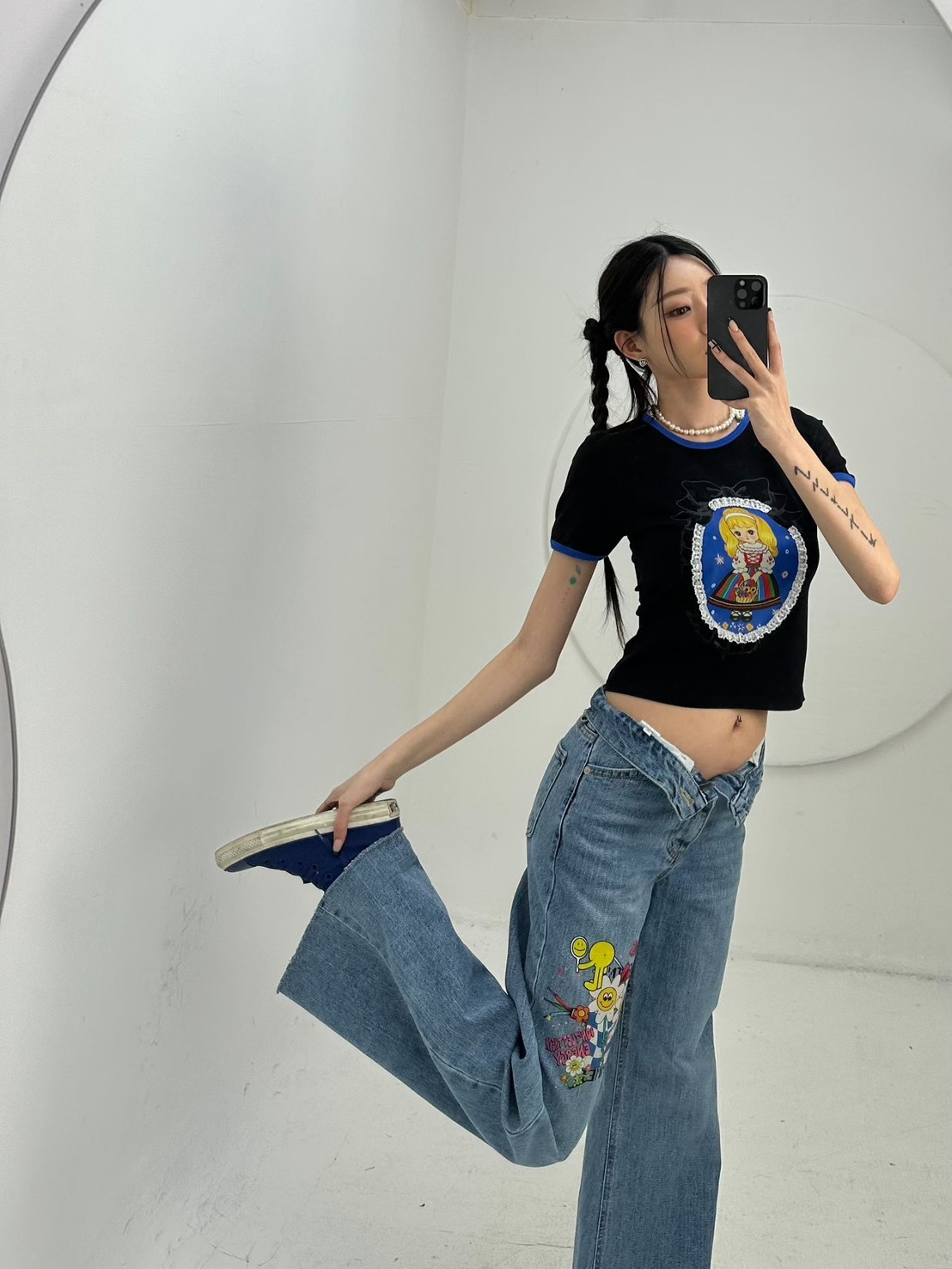 金髮洋娃娃短袖T