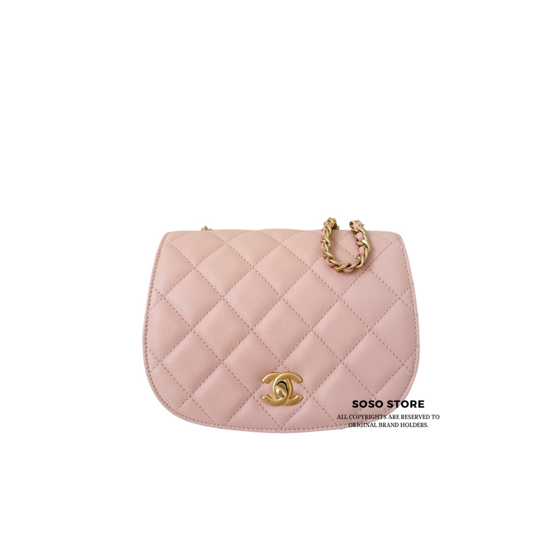 Chanel Chain bag - Light Pink / GHW