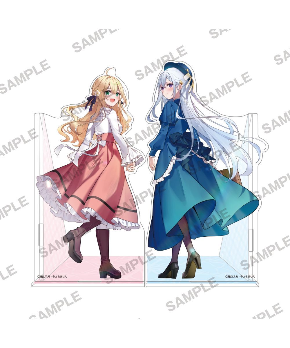 預購-『轉生公主與天才千金的魔法革命』壓克力書擋【日本進口精品】