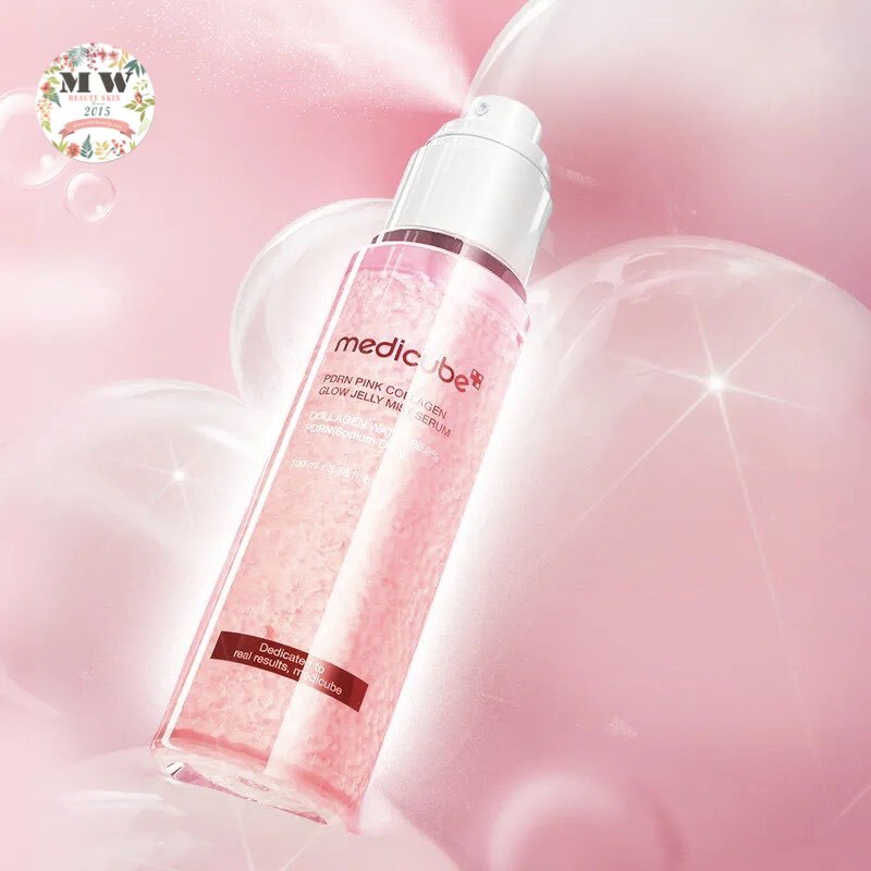 韓國MEDICUBE PDRN膠原蛋白胜肽粉紅果凍噴霧精華100ML