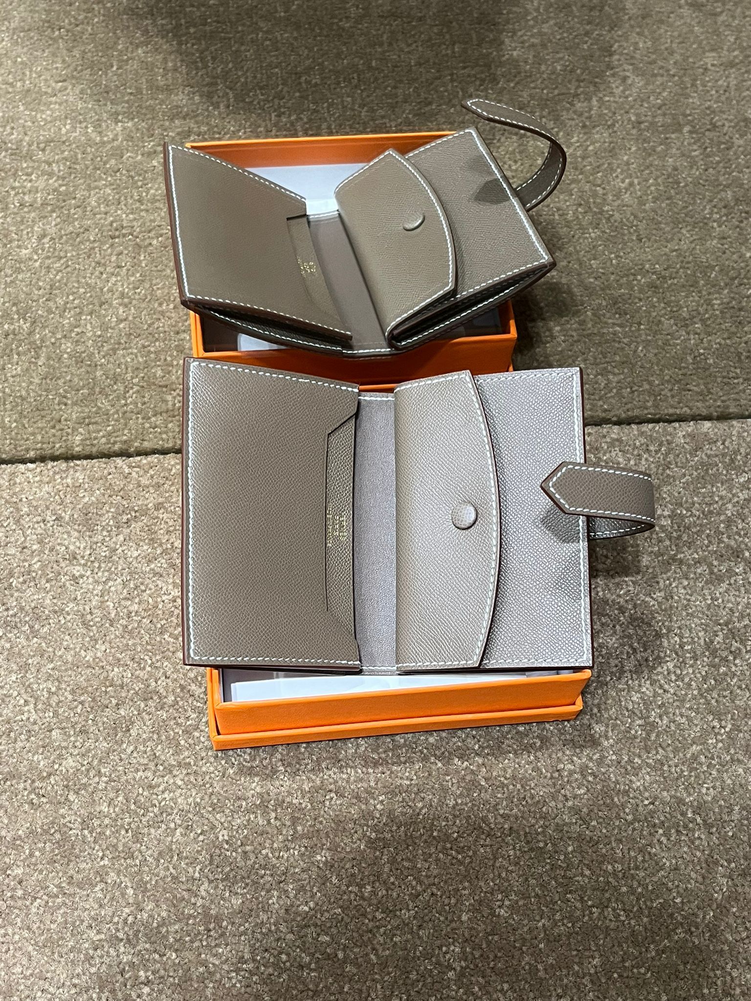 Bearn mini wallet Etoupe cc madame