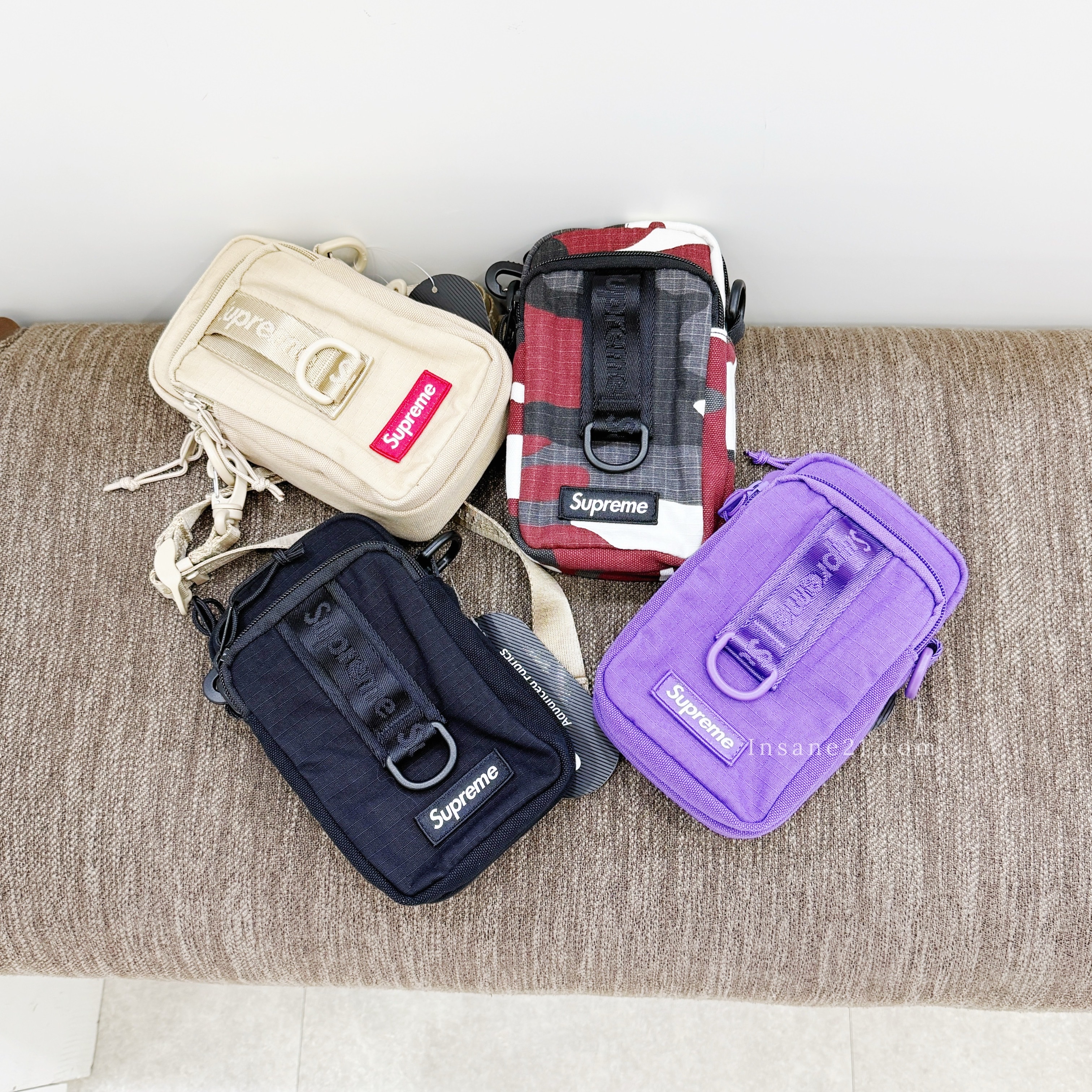 SUPREME 26SS CORDURA® 雙層 單肩包 小包 斜背包 防水 防撕裂 四色