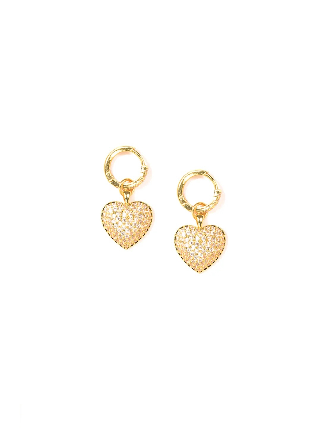 SHIMMER EARRINGS (SPARKLING HEART)｜Venessa Arizaga