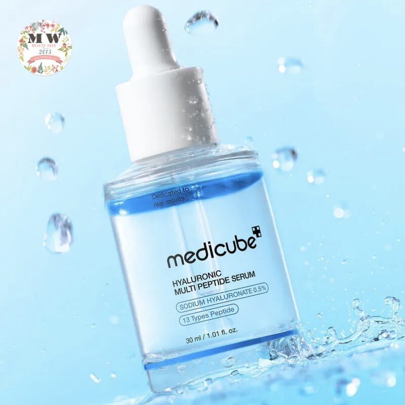 韓國MEDICUBE 玻尿酸胜肽雙層爆水藍瓶精華30ML