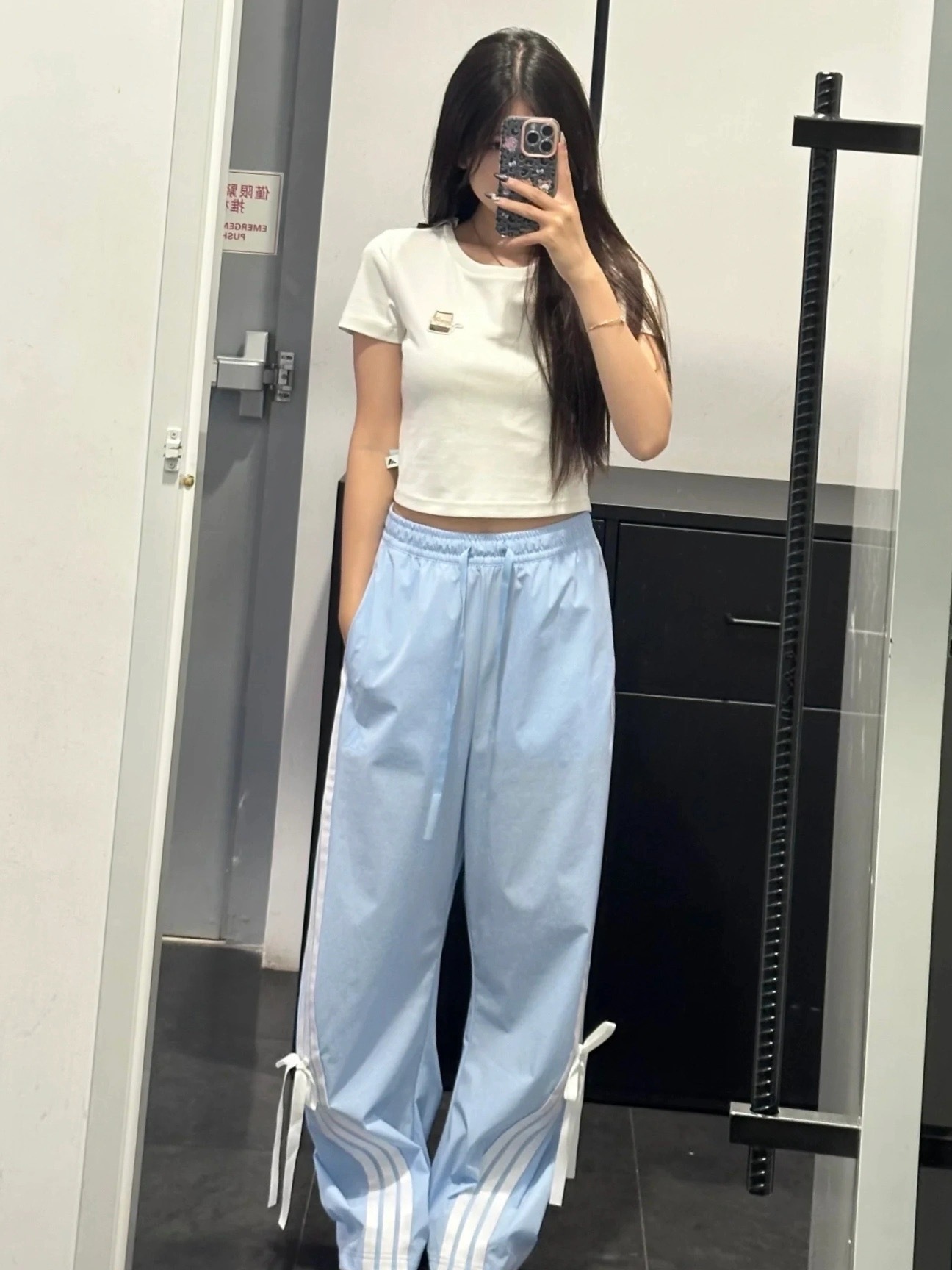 【3/6 - 3/8 週末優惠】Adidas Dance Woven Pnt 可拆式 綁帶 蝴蝶結 寶寶藍 粉 運動 彎刀 長褲 JY7667 KR8706