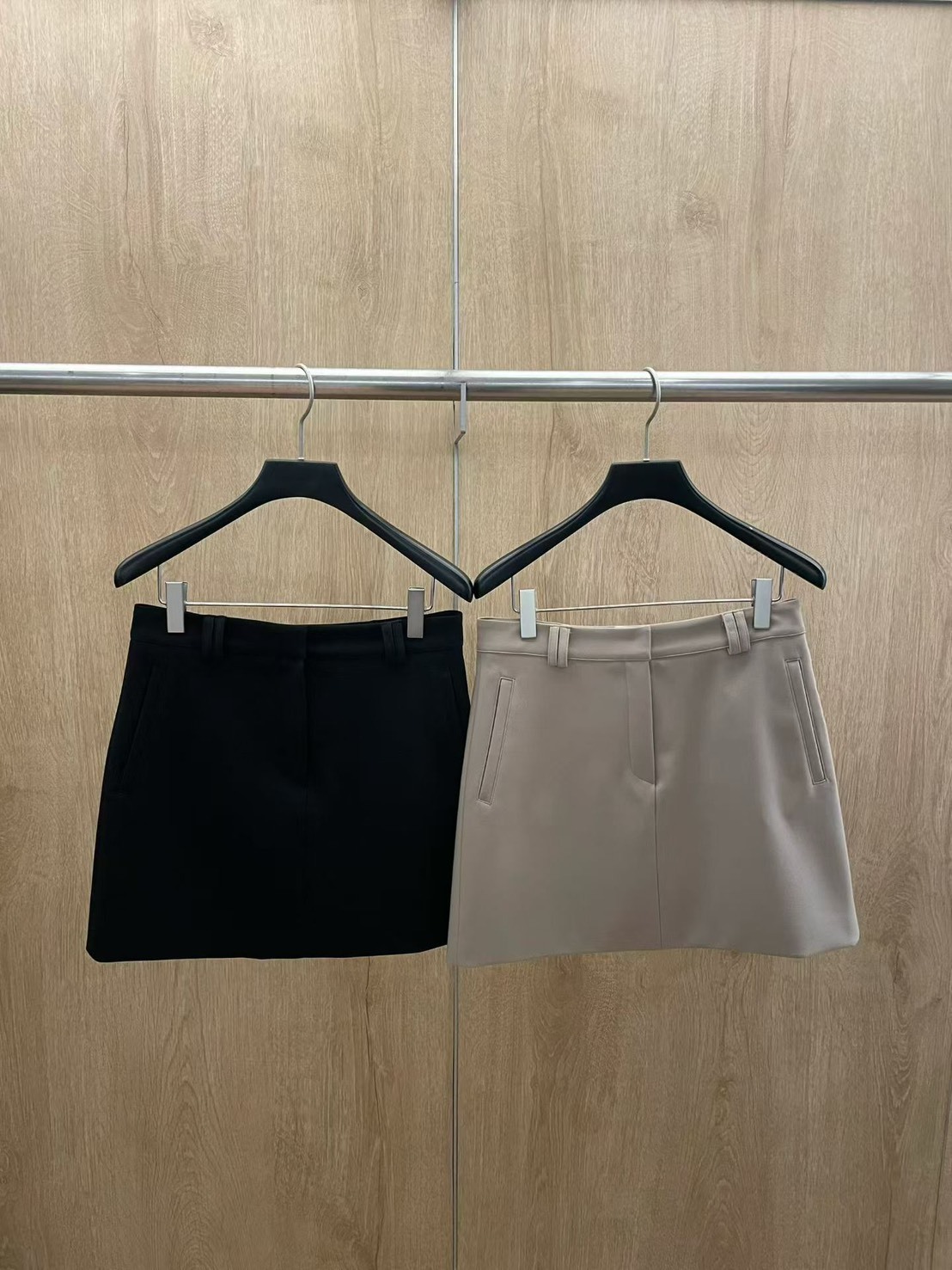 隱形口袋西裝短裙