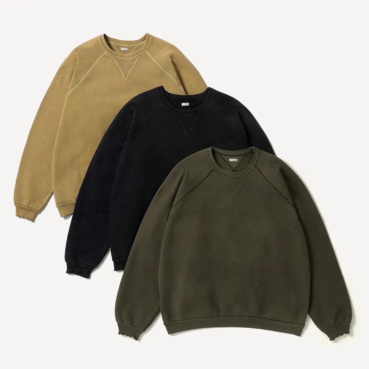 RE-STOCK: A.PRESSE 2026 VINTAGE DOUBLE V SWEATSHIRT (26SAP-05-17) - PRE ORDER ITEM (預訂中)