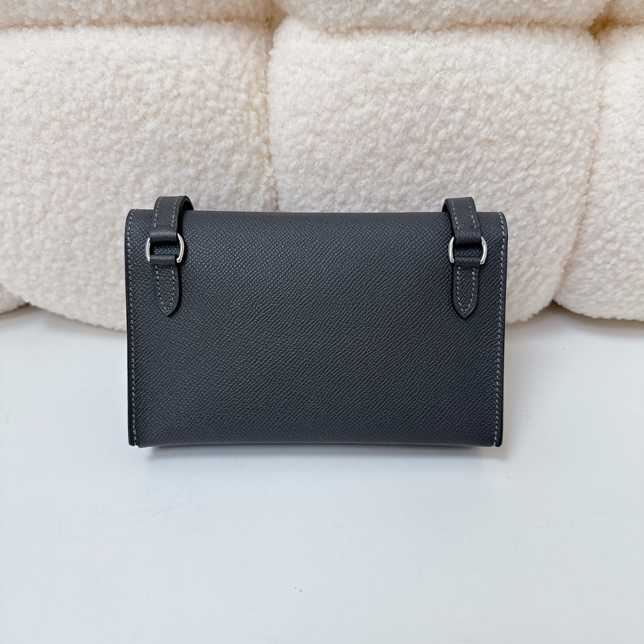 Hermes Hermesnap Wallet - Black / SHW