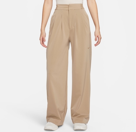 <小資族的NIKE衣櫥👗>NIKE 女 運動棉長褲 AS W NK DF BLISS TROUSER -FQ2167 黑/米