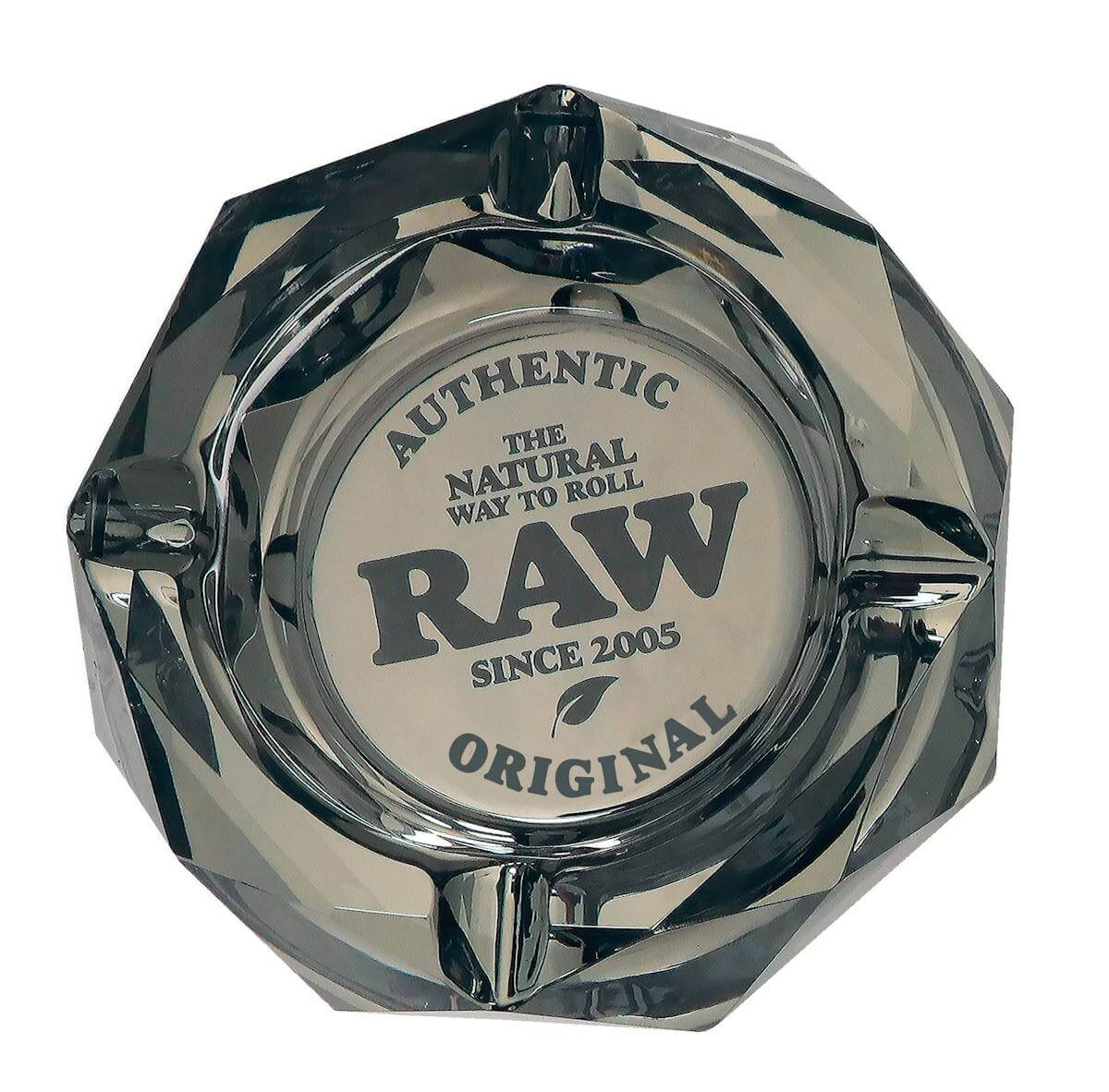 🇪🇸RAW - Dark Side Glass Ashtray 暗黑八角玻璃煙灰缸