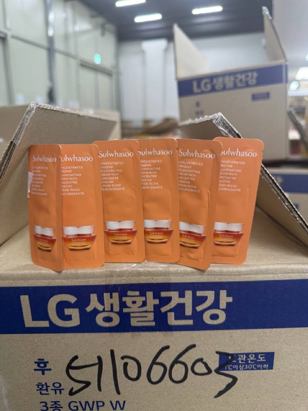 [K] BEAUTY SULWHASOO CONCENTRATED GINSENG REJUVENATING CREAM RICH 12 pieces, KBY49 (KBY49)
