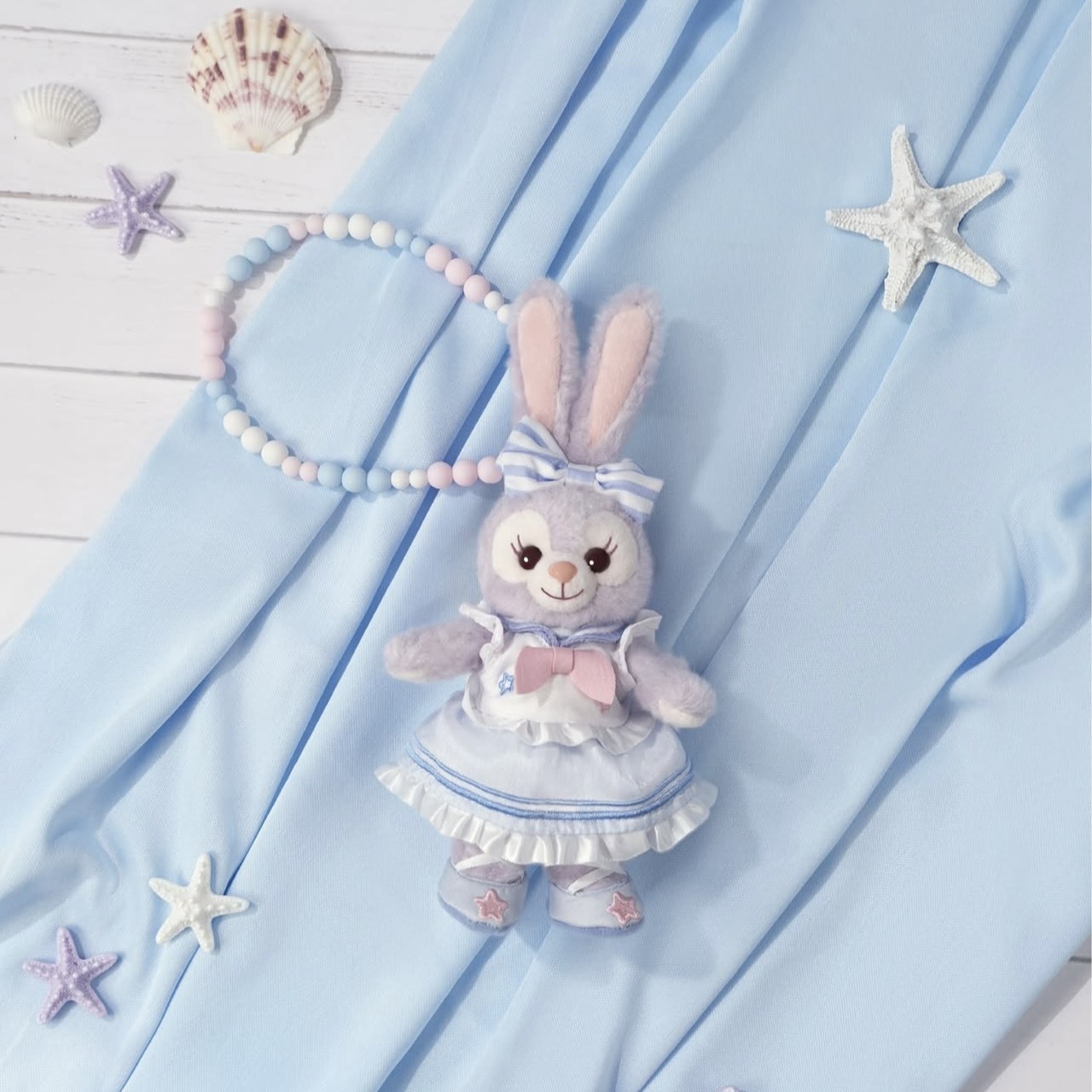 2026 春日啟航 達菲 Duffy 與好友 史黛拉露 星黛露 StellaLou 絨毛 吊飾 鑰匙圈 -香港迪士尼樂園