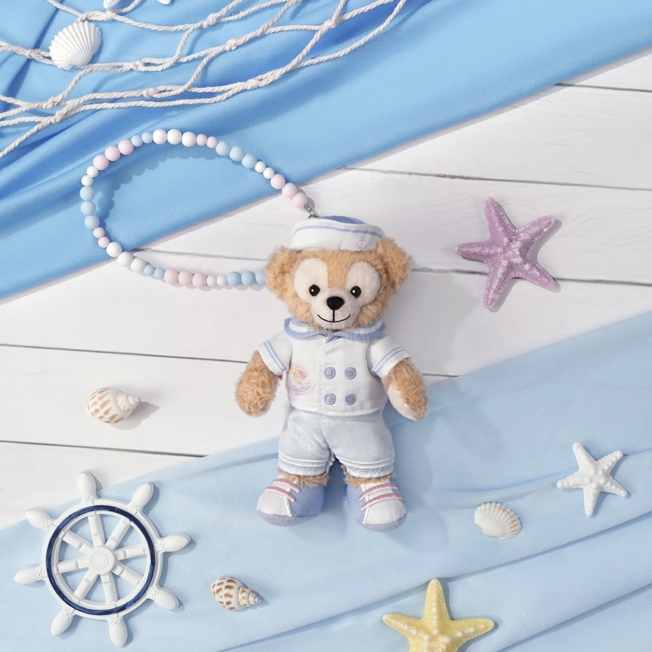 2026 春日啟航 達菲 Duffy 與好友 達菲 Duffy 絨毛 吊飾 鑰匙圈 -香港迪士尼樂園