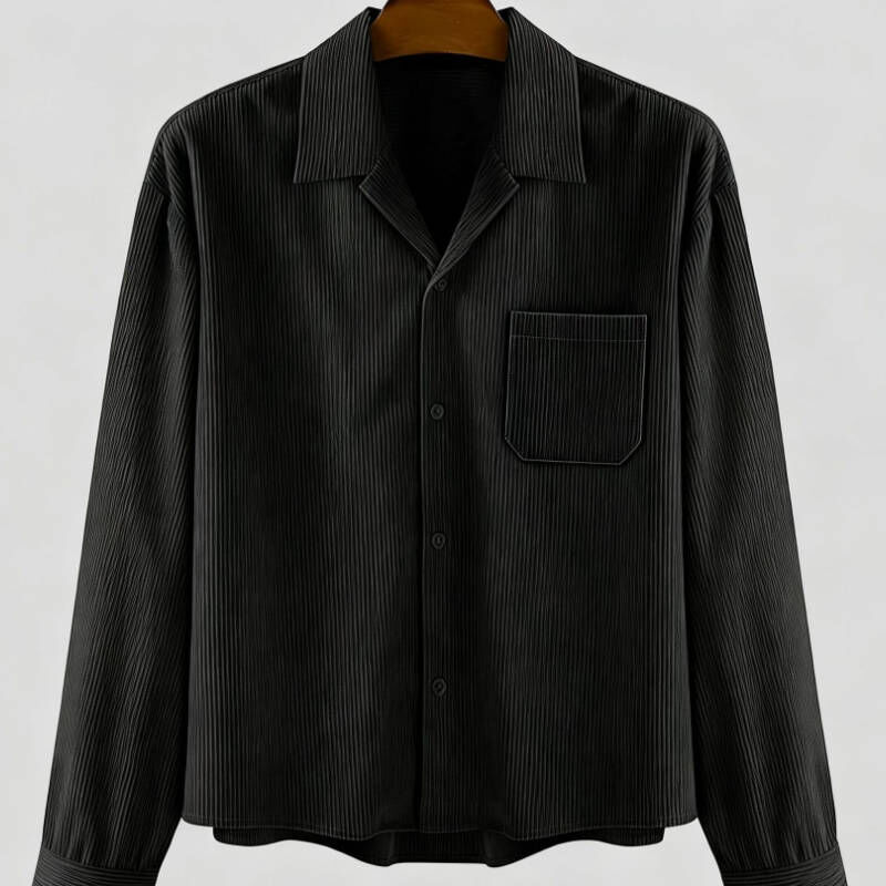 2026最新純色燈芯絨落肩袖BOXY襯衫