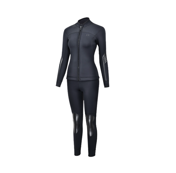 ▲預購-Bestdive 女款 黑魔系列 超彈兩件式防寒衣 2026