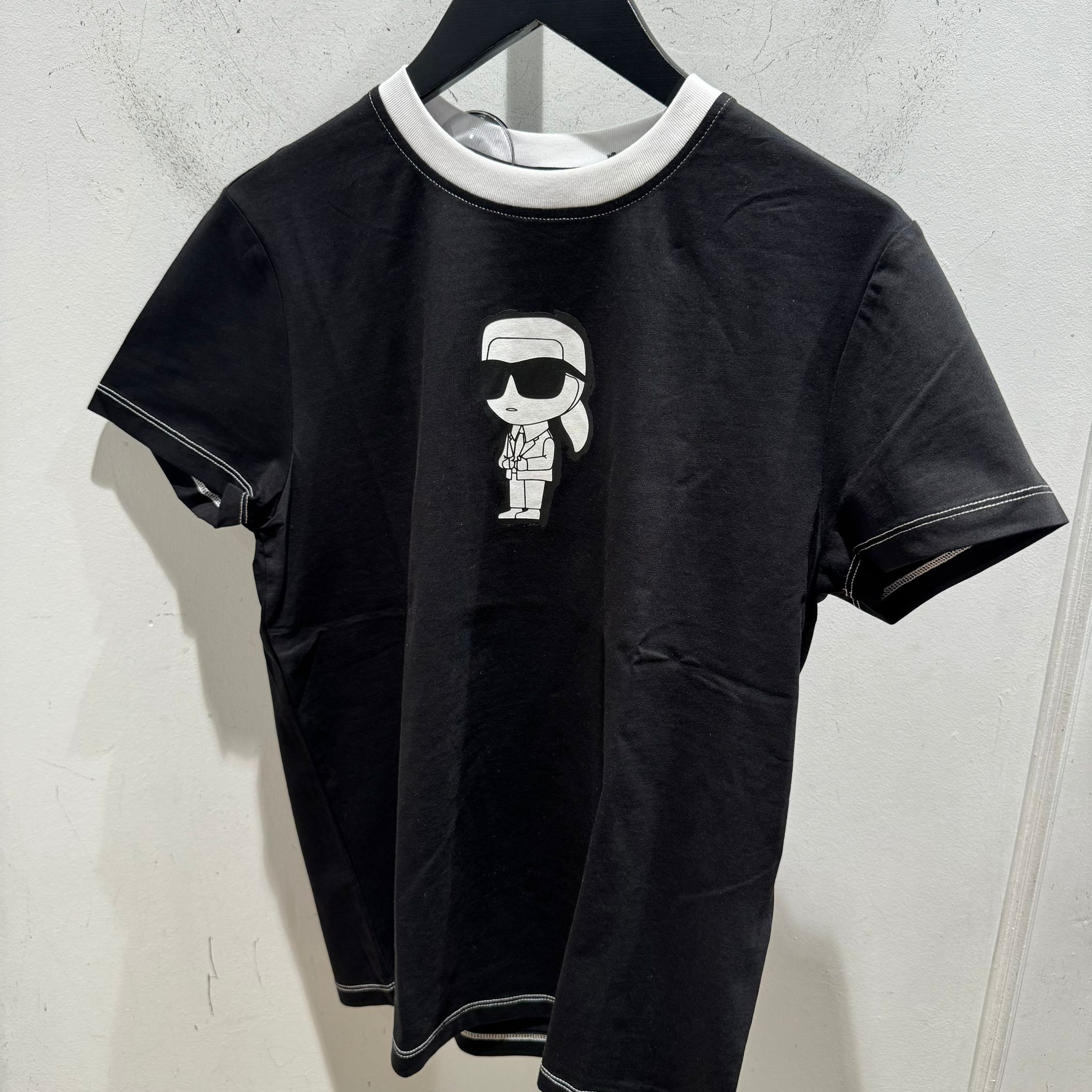 UK-GGG0304-309 IKON PRINT T-SHIRT BSW17041 黑色 (A10XS-XXL)