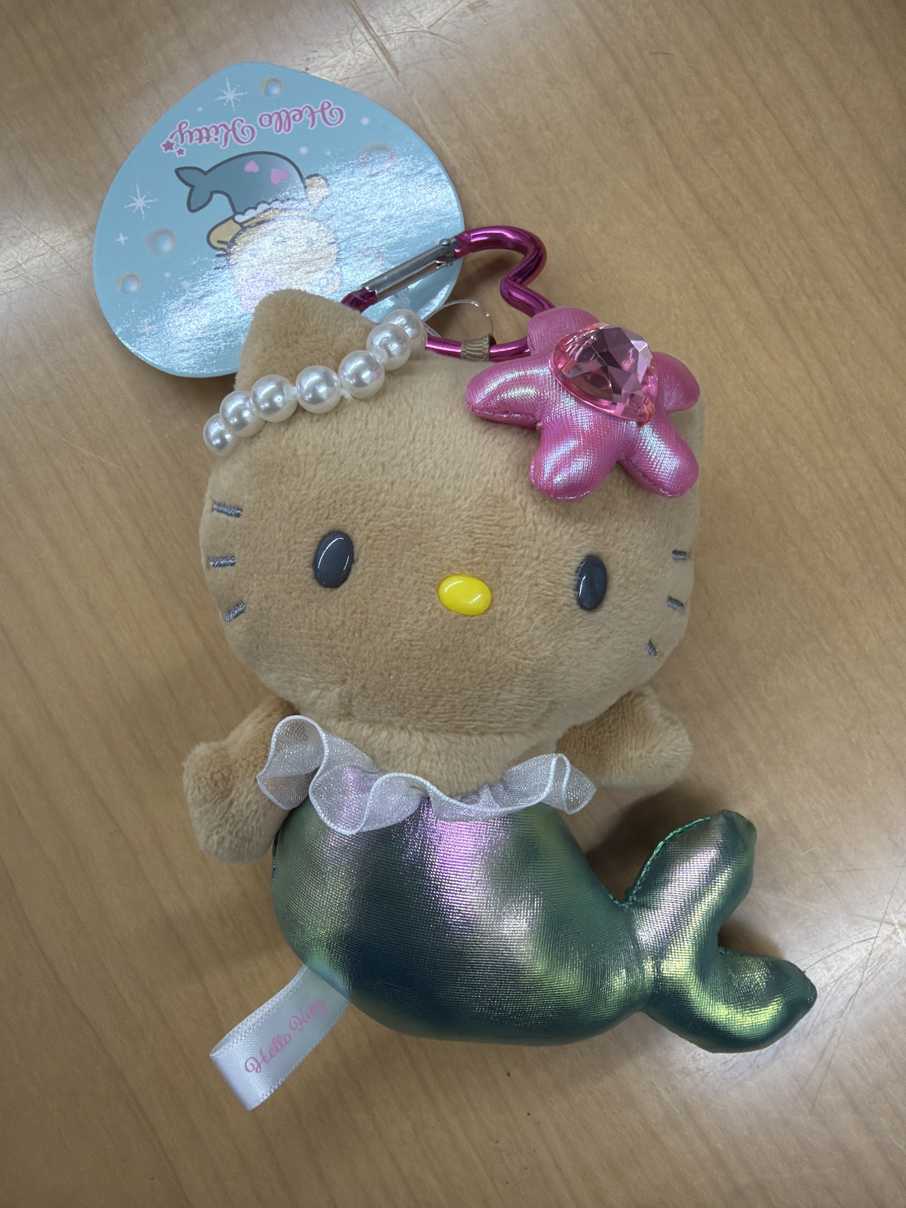 RE06 Hello Kitty 美人魚吊飾(綠尾)(4571542997371)